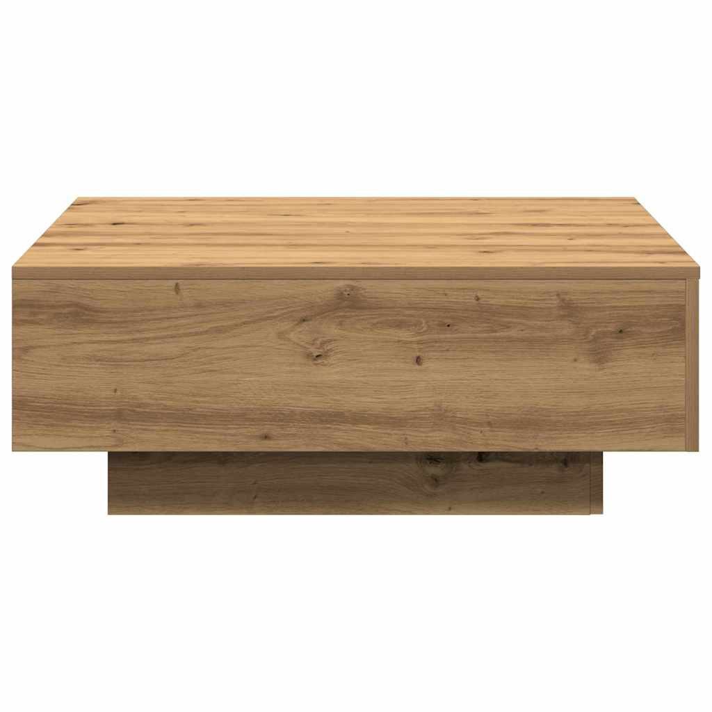 furnicato Couchtisch Moderner 80 x 80 x 31 cm in Artisan-Eiche (1-St), Stabiler Wohnzimmertisch mit einfacher Montage für das Wohnzimmer – Bild 5 von 5