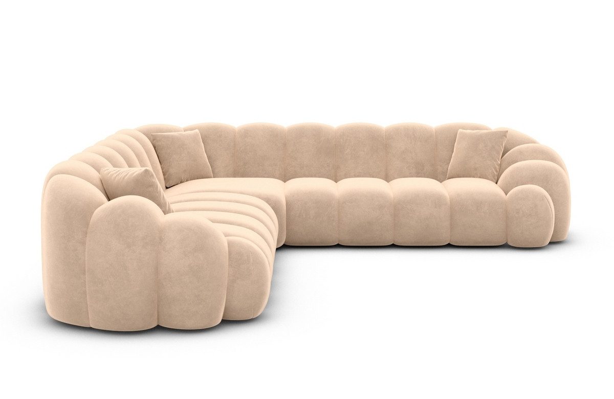 Sofa Dreams Ecksofa Rajada L Form Couch, 4-Sitzer, Design, Eckcouch, Stoffbezug