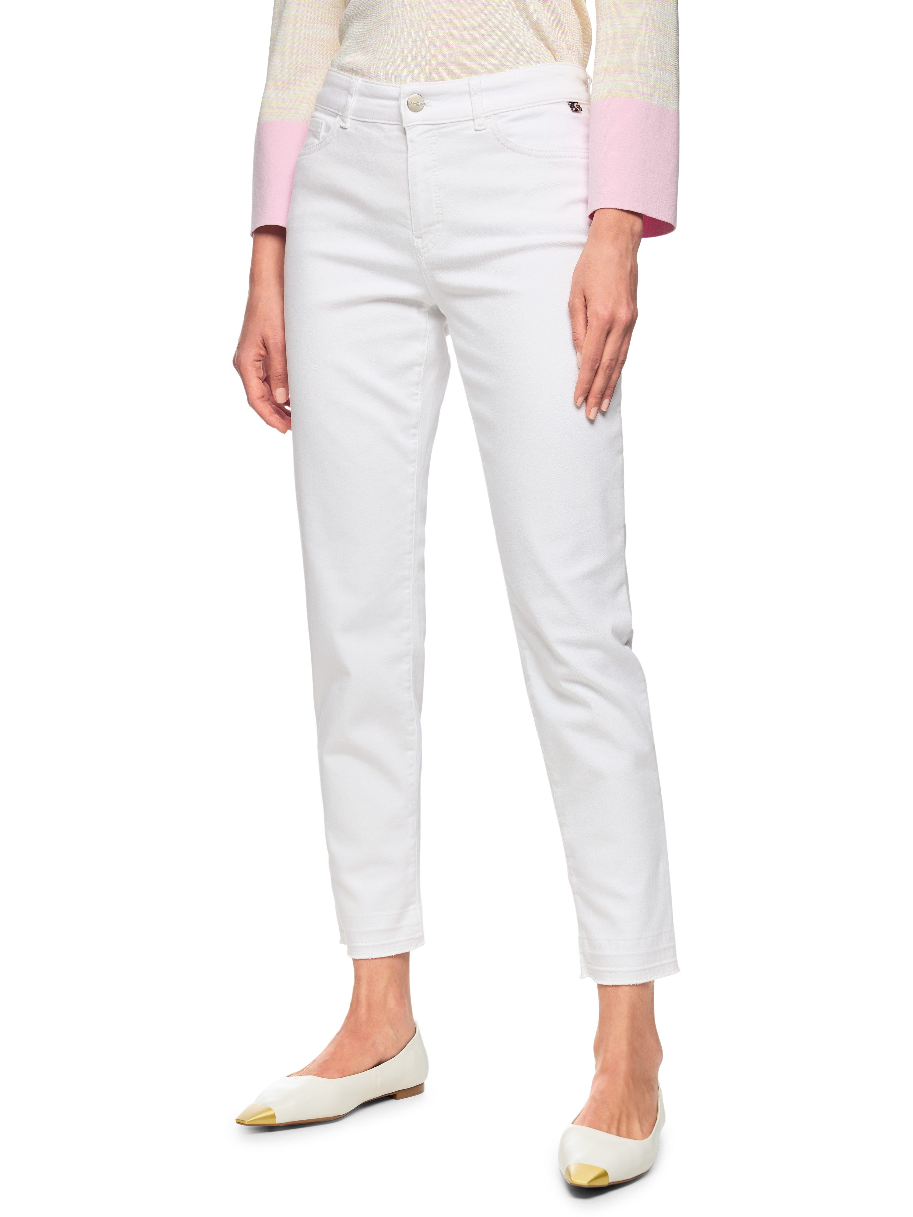 Marc Cain Ankle-Jeans Modell SILEA, offener Saum