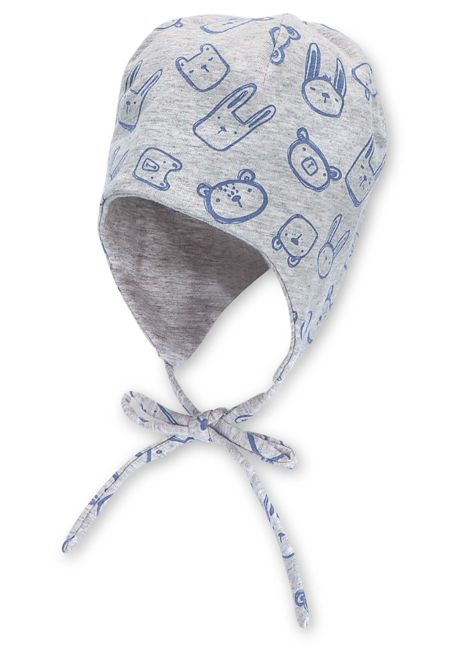 Sterntaler® Beanie Wende-Mütze Tiergesichter/Uni (1-St) günstig online kaufen