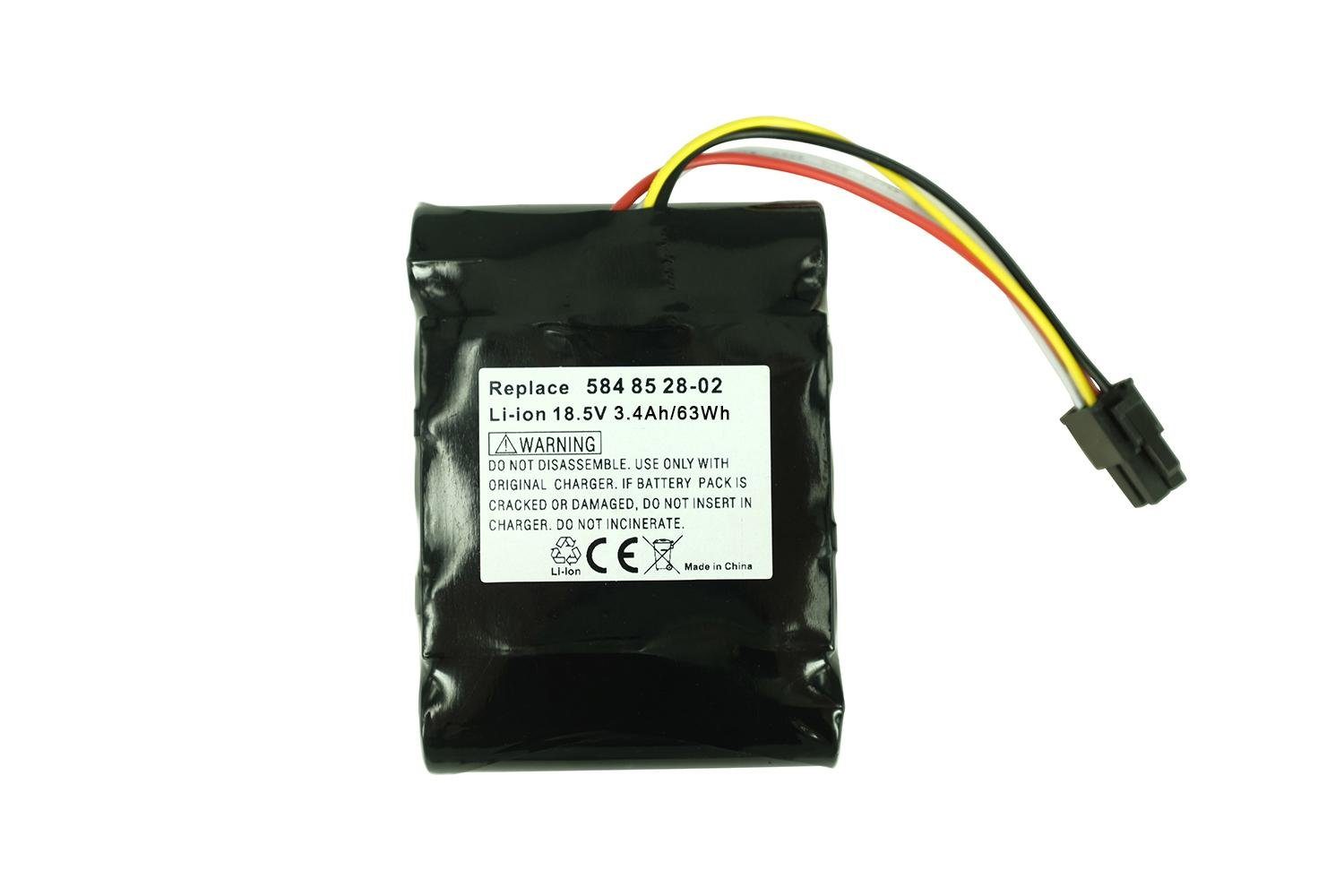 PowerSmart 589586201 TGA001 Akku 18.5V Smart 5848528-02 City Akku 3400 GARDENA Sileno mAh für 5848528-01, Samsung-Zellen