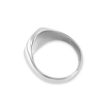 Sprezzi Fashion Siegelring Herren Silber Ring Fingerring Siegelring aus 925 Sterling Silber (inkl. Geschenkbox und Silberputztuch geliefert), handgefertigte Oberfläche, oval, massiv