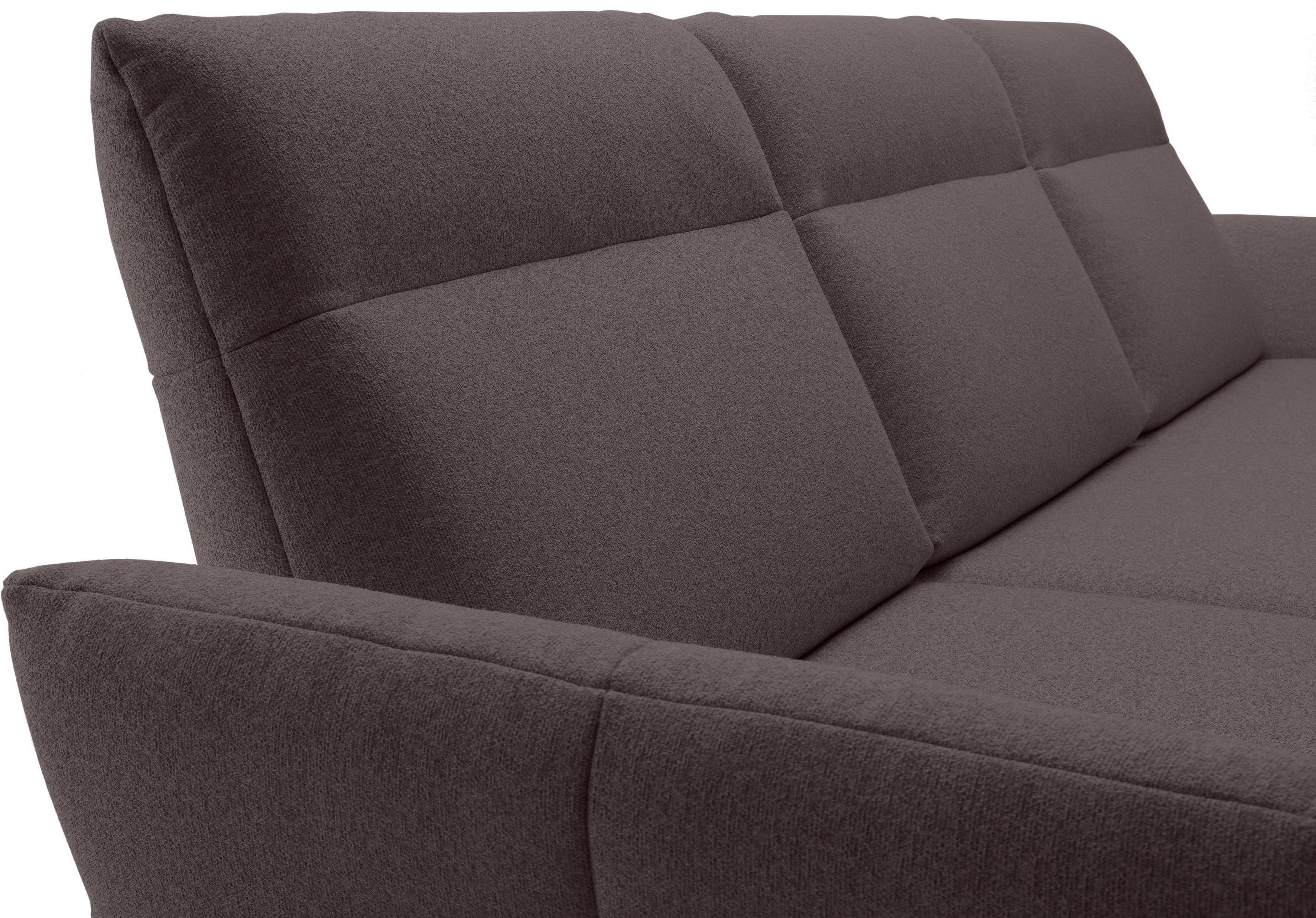 cm Breite sofa Umbragrau, Ecksofa in Winkelfüße hülsta hs.460, Eiche, in Sockel 338