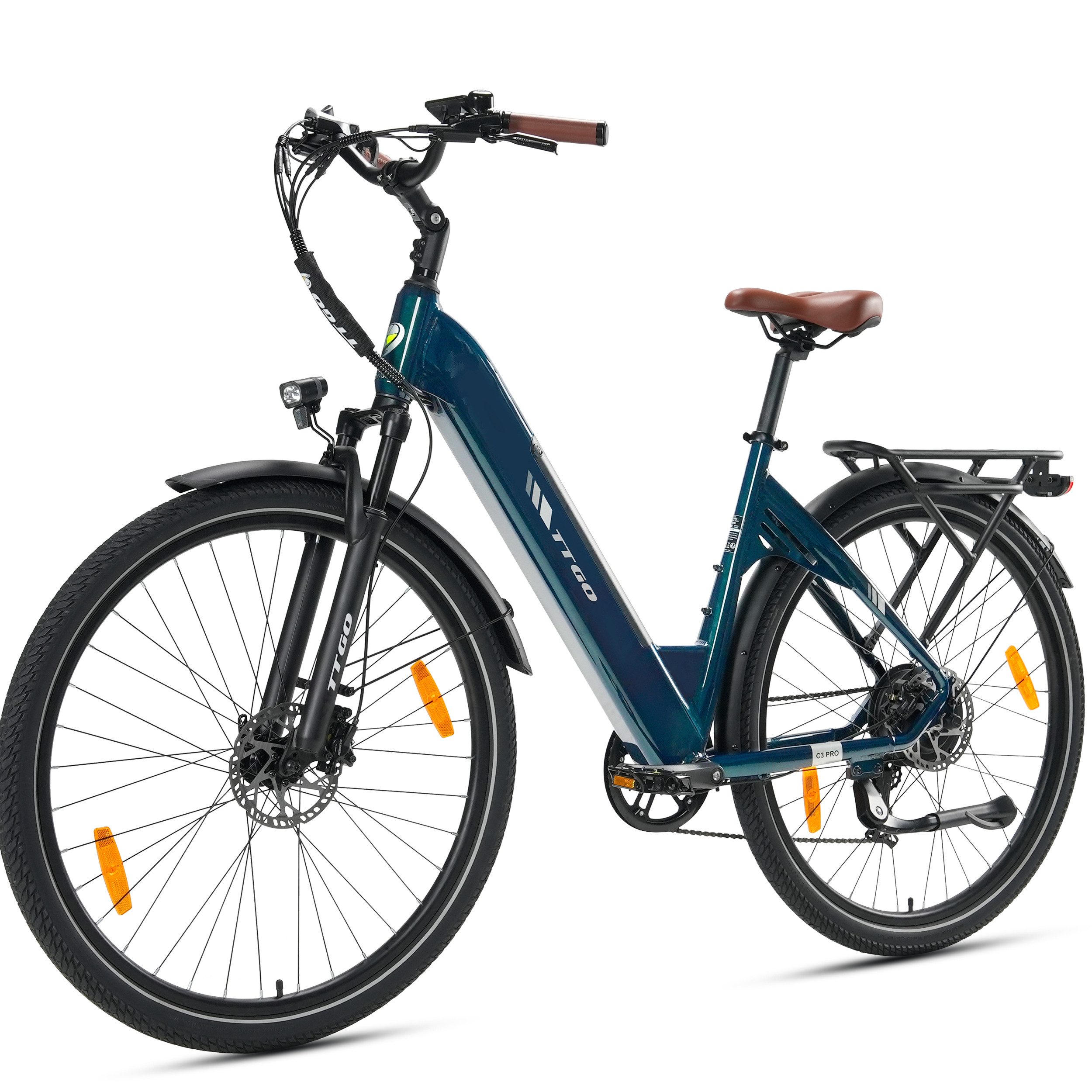 Vankel E-Bike C3 pro Damen Herren 28x2,0'' Citybike 720WH Pedelec 20Ah max.120km, Kettenschaltung, Heckmotor, 720 Wh, MTB E Mountainbike Pedelec E-bike für Damen u. Herren