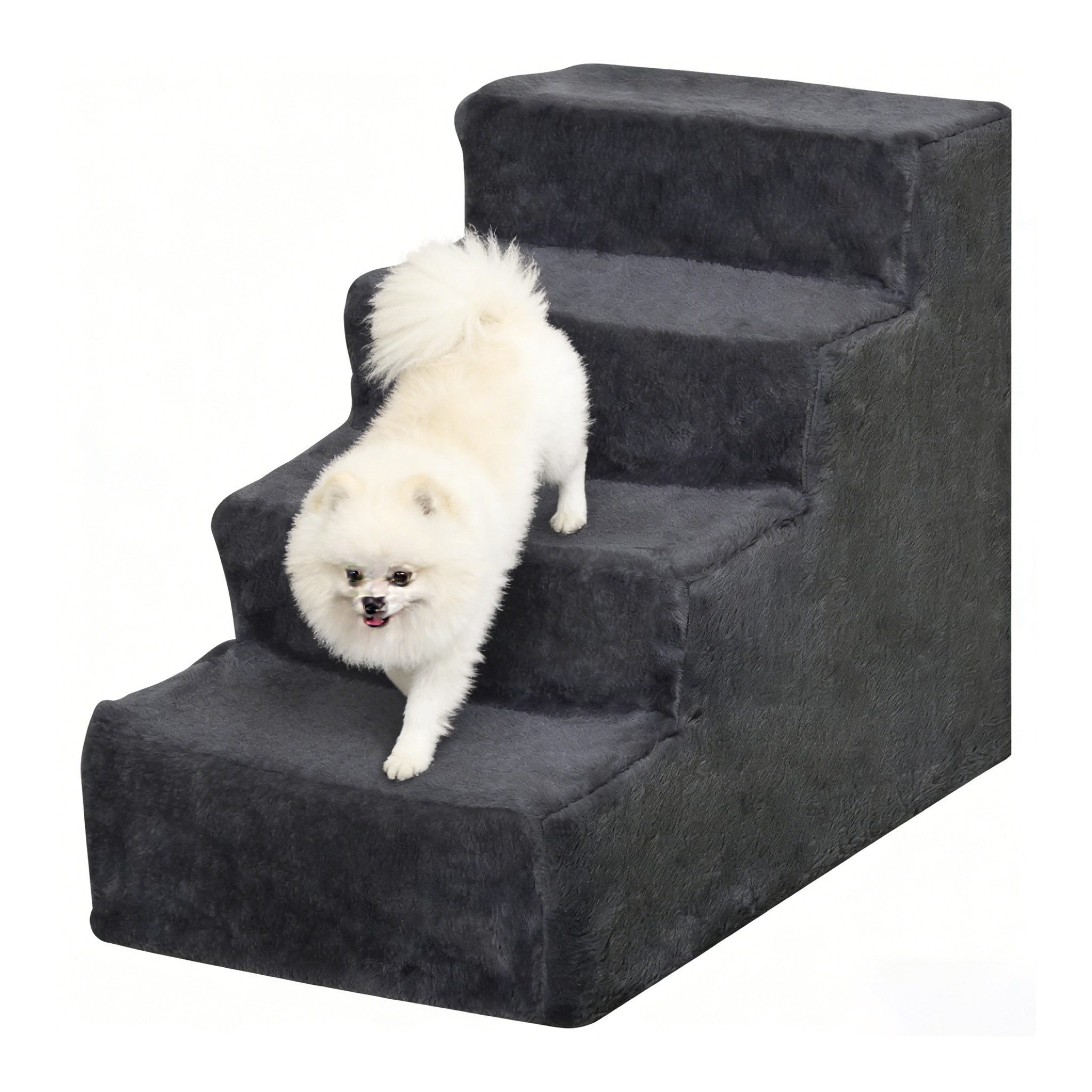 BlingBin Haustiertreppe Hundetreppe 4-stufig, 35 cm Katzentreppe für Bett u günstig online kaufen