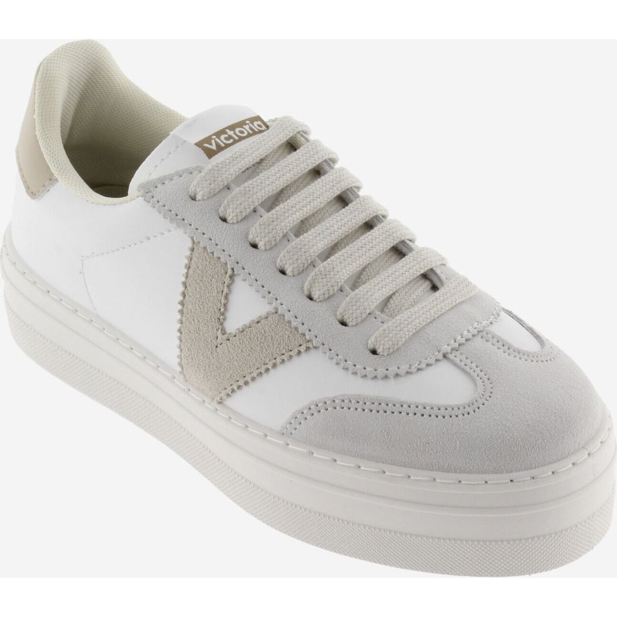 Victoria Barcelona Ciclista Efecto Piel & Serraje Women Outdoorschuh Stilvoller und bequemer Plattform-Sneaker mit umweltfreundlicher