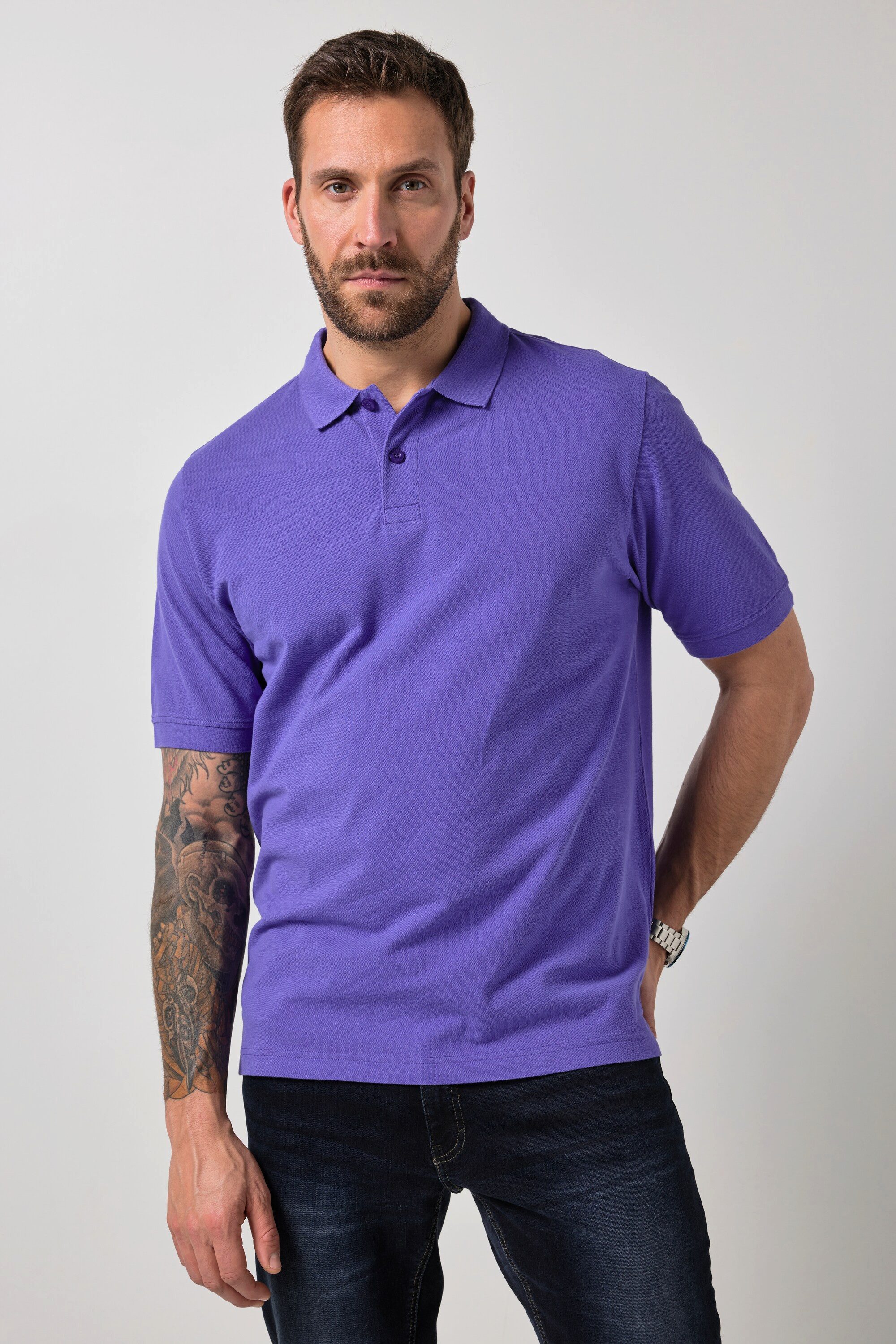 JP1880 Poloshirt Poloshirt Basic Halbarm Piqué