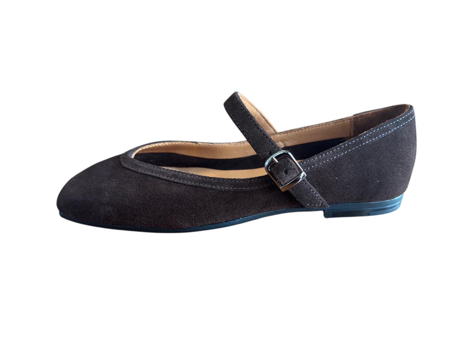 Begoria Begoria Valentina - Klassische Damen Mary Jane Ballerina mit Riemchen Mary-Jane-Schuhe