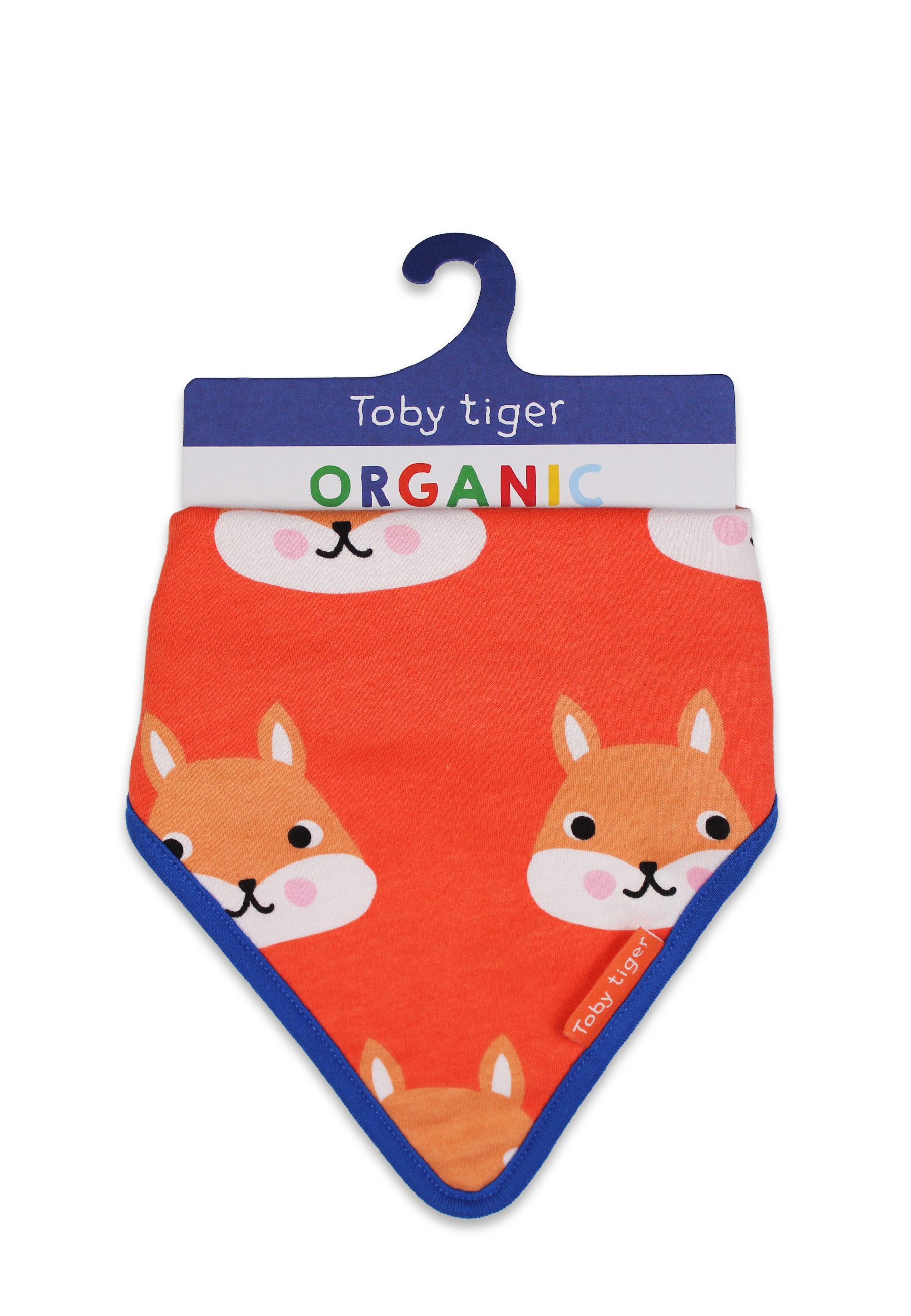 Toby Tiger Dreieckstuch Babytuch mit Eichhörnchen Print