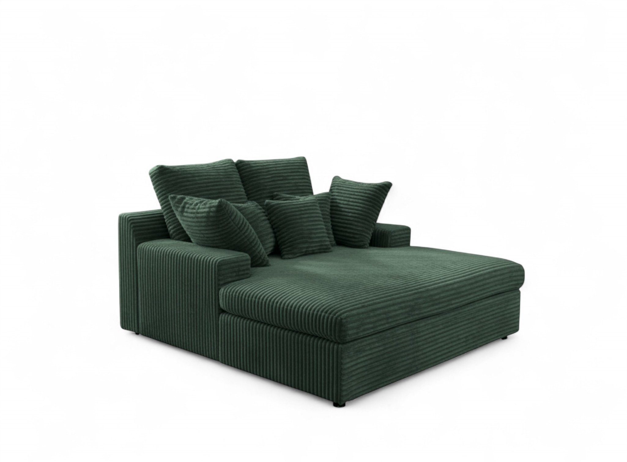 Fun Möbel Chaiselongue Chaiselongue Liege AROSA in Stoff Tilia, inkl. Zier- und Rückenkissen