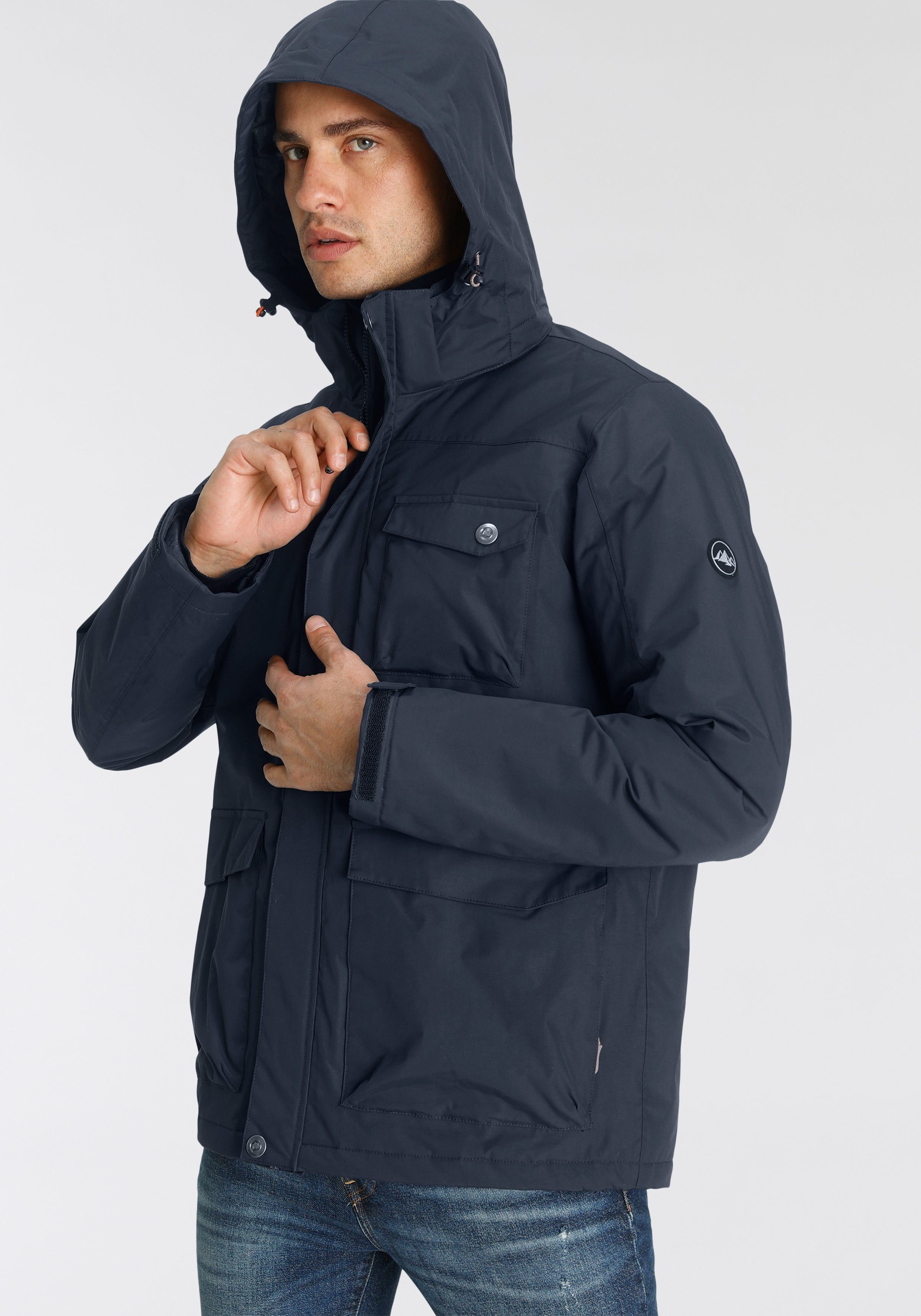 Polarino Funktionsjacke Wassersäule 3000 mm, verschweißte günstig online kaufen