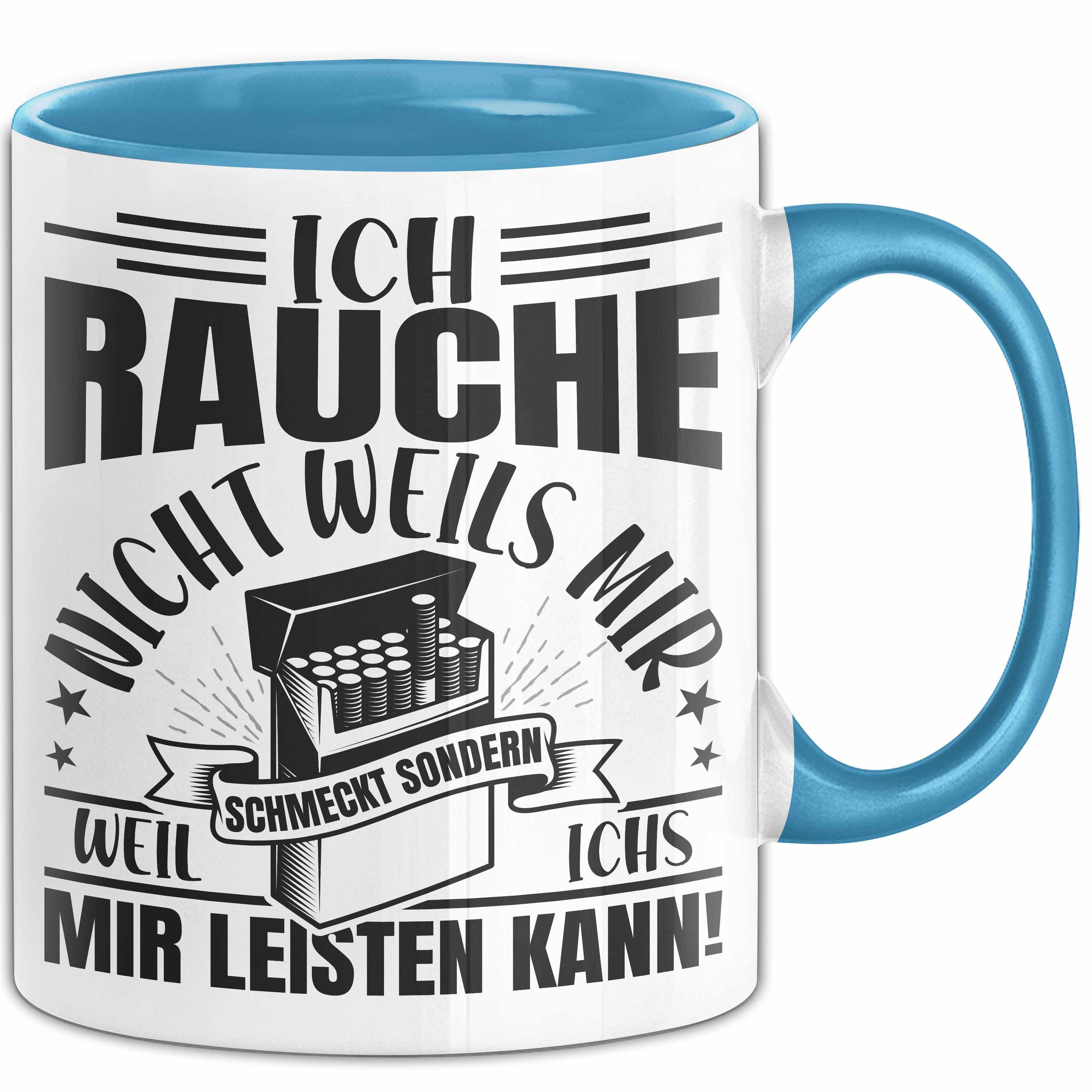 Tasse Raucher Geschenk Tasse Spruch Ich Rauche Nicht Weils Mir Schmeckt Sond