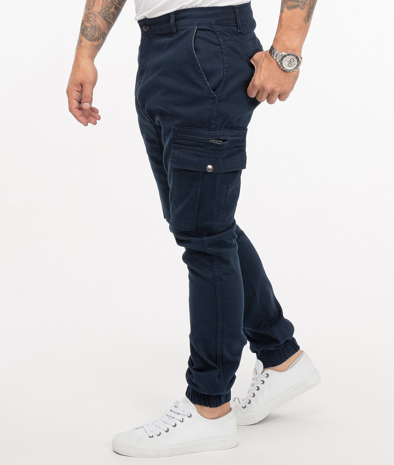 Cargohose Herren Caroghose mit Taschen RC-2189