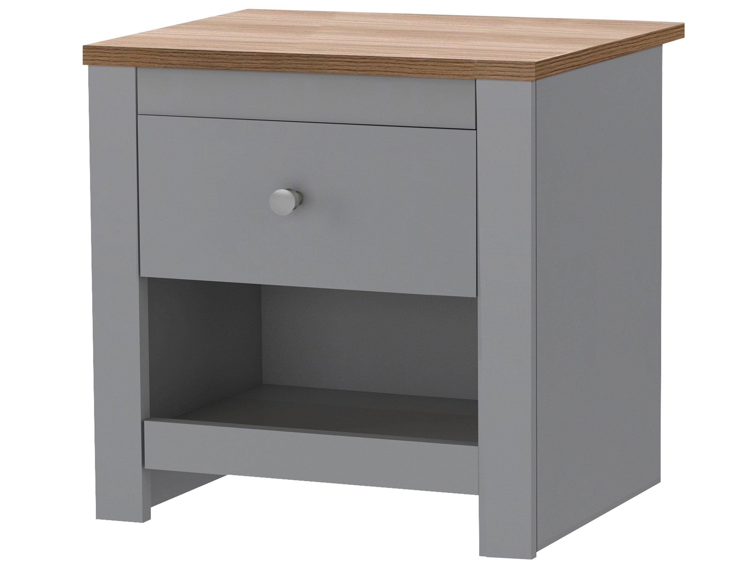 loft24 Nachtschrank Eddie Nachtkommode mit Schublade günstig online kaufen