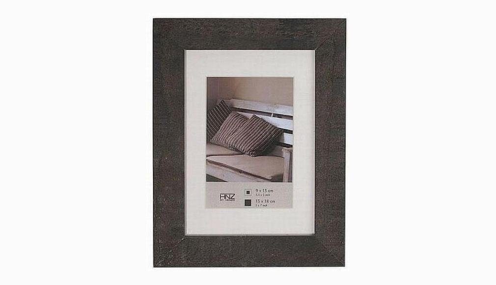 Henzo Bilderrahmen Driftwood Holzrahmen 30x30 dunkelgrau