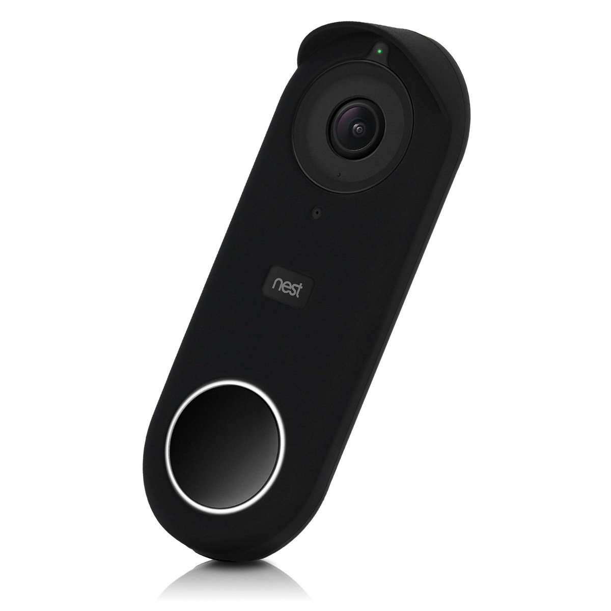 kwmobile Etui Hülle für Nest Hello Video Doorbell, Silikon Cover Case Schutzhülle für Video Türklingel