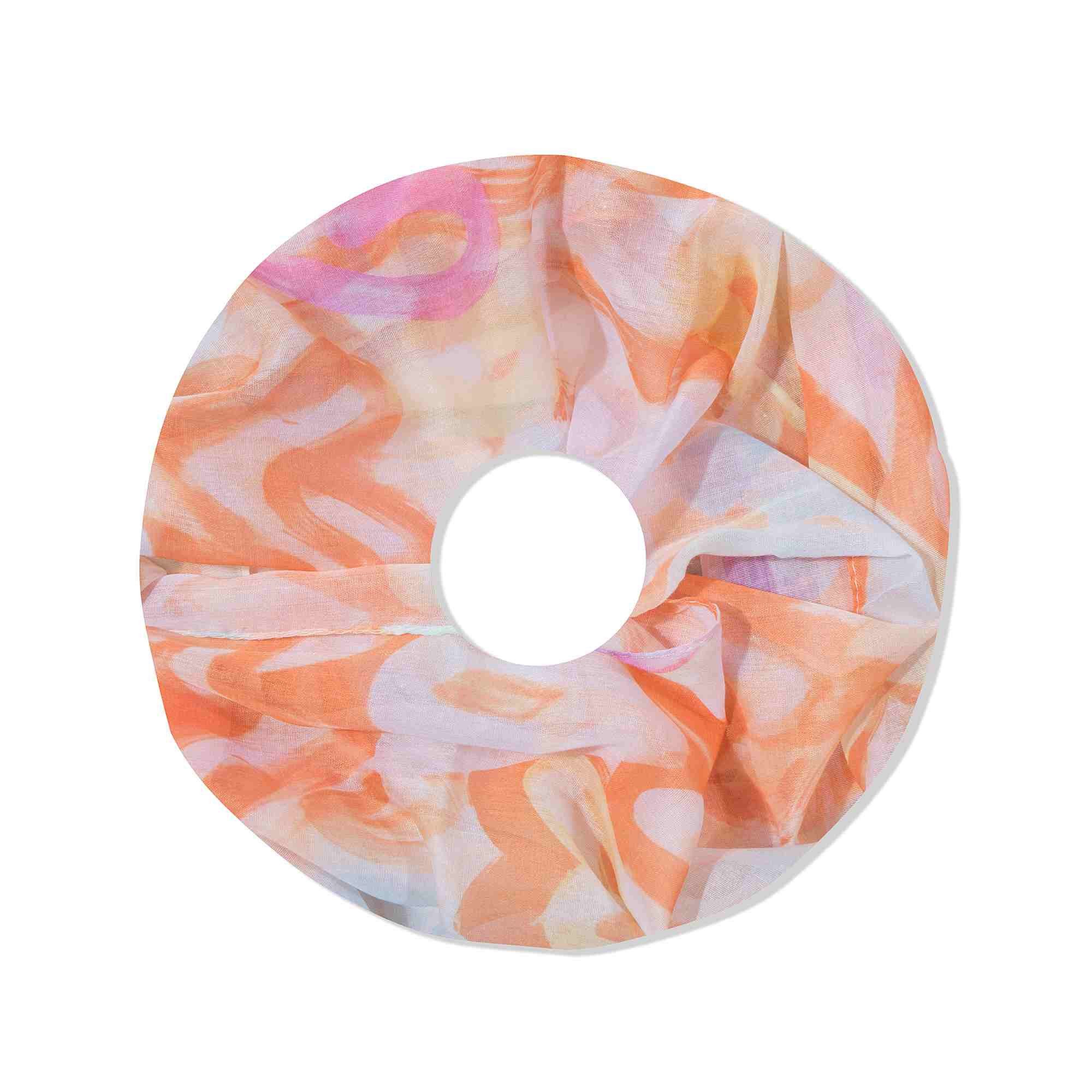 Loop Damen Schal mit Herz-Muster Weich aus 100% Viskose