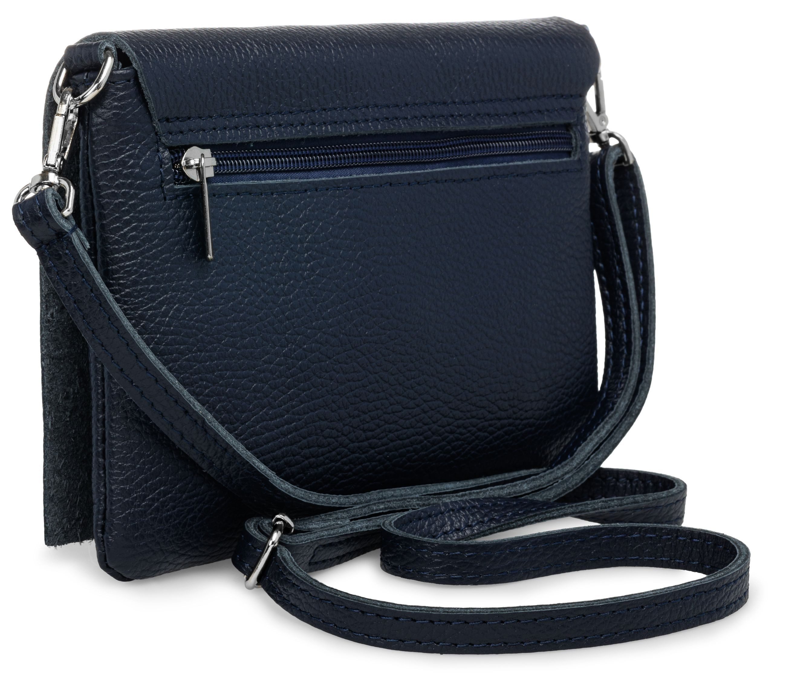 Caspar Clutch Abendtasche Stilvolle Damen Leder Tasche -CLASSIC LINE- Modell No.839, leicht, elegant & unempfindlich - 100% Echtleder - Handmade in Italy