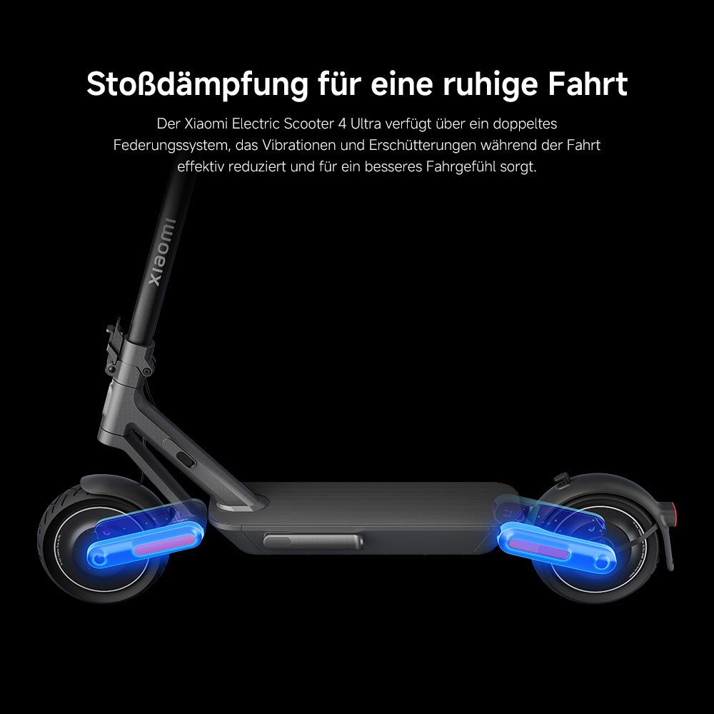 Xiaomi E-Scooter Mi 4 Ultra, 20 km/h, Electric Scooter, mit Straßenzulassung, bis zu 70 km Reichweite