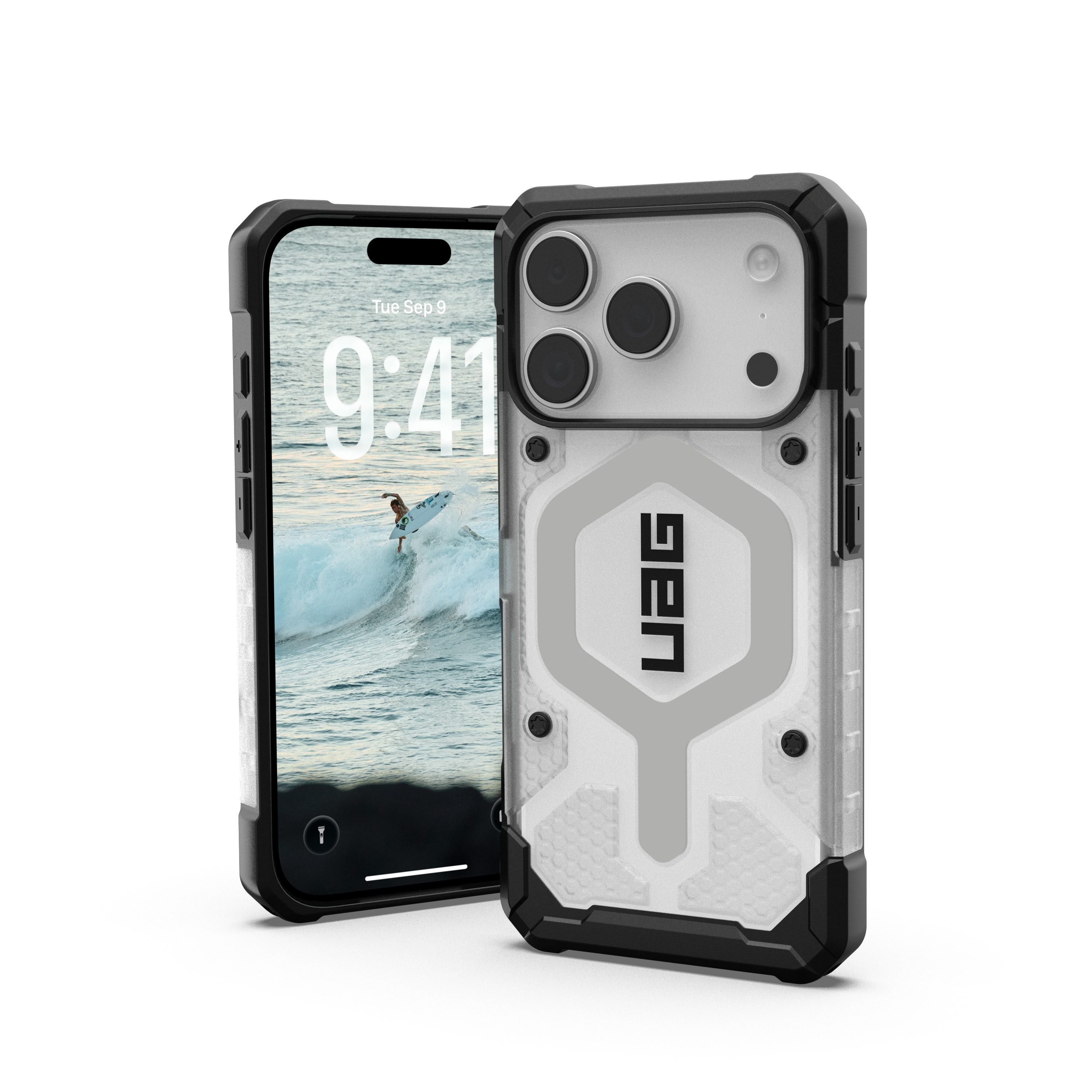 Urban Armor Gear Smartphone-Hülle Pathfinder - iPhone 18 Pro / iPhone 17 Pro MagSafe Hülle, [Starker Magnetring, Fallschutz nach Militärstandard]