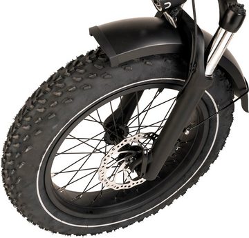 DIABLO BIKES E-Bike XR1, 7 Gang Shimano Tourney Schaltwerk, Kettenschaltung, Heckmotor, 360 Wh Akku, Pedelec