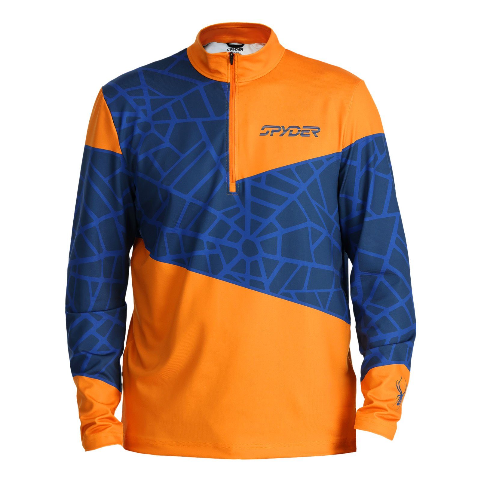 SAF Zip Spyder mit Vital Halfzip Half saffron Stehkragenpullover