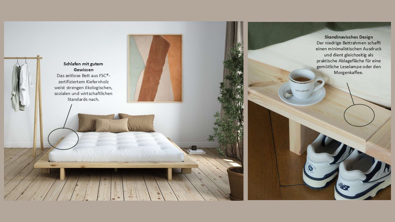 Karup Design Bettgestell Bettgestell JAPAN BED günstig online kaufen