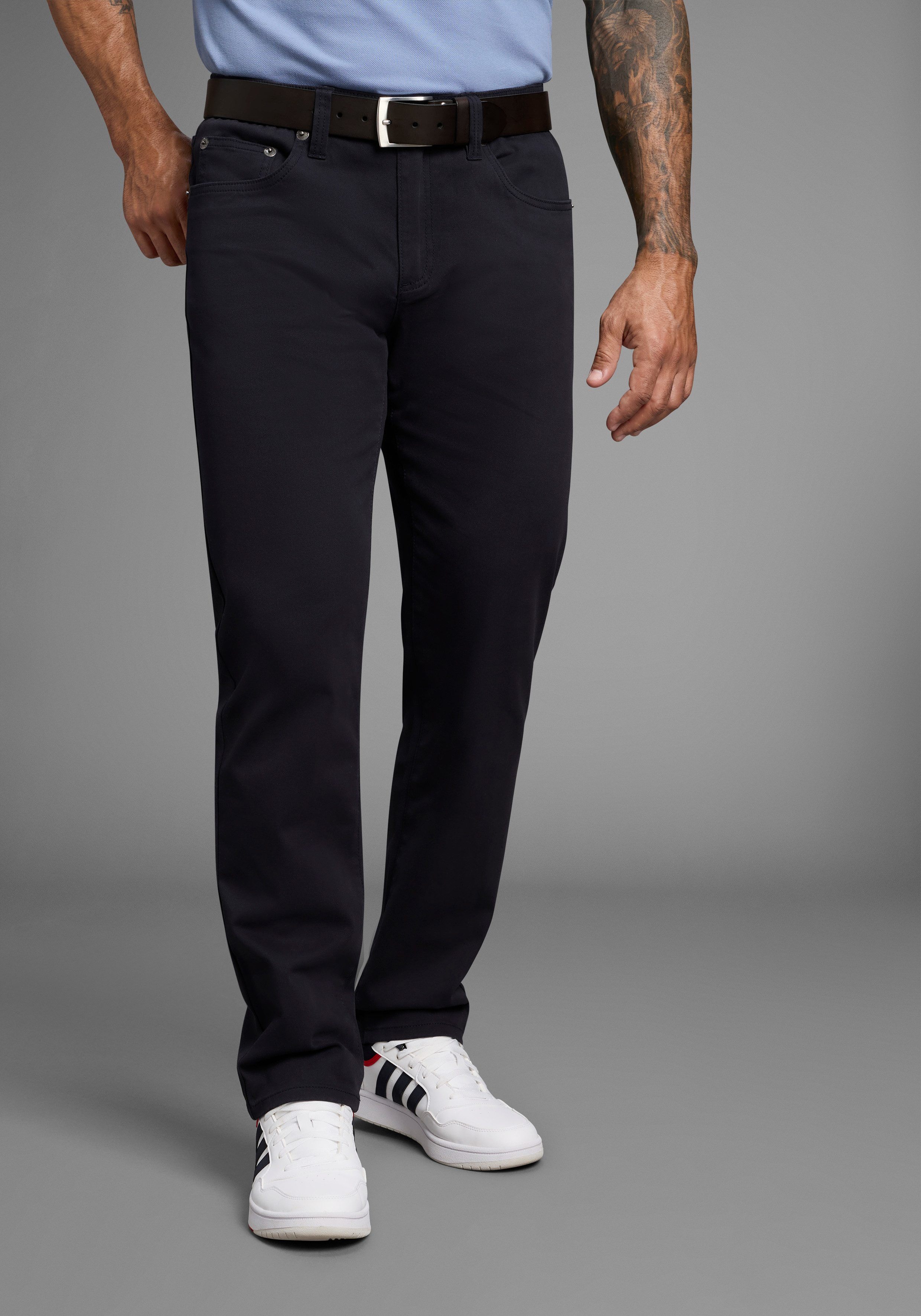 Man's World 5-Pocket-Hose Stretchhose mit Dehnbund günstig online kaufen