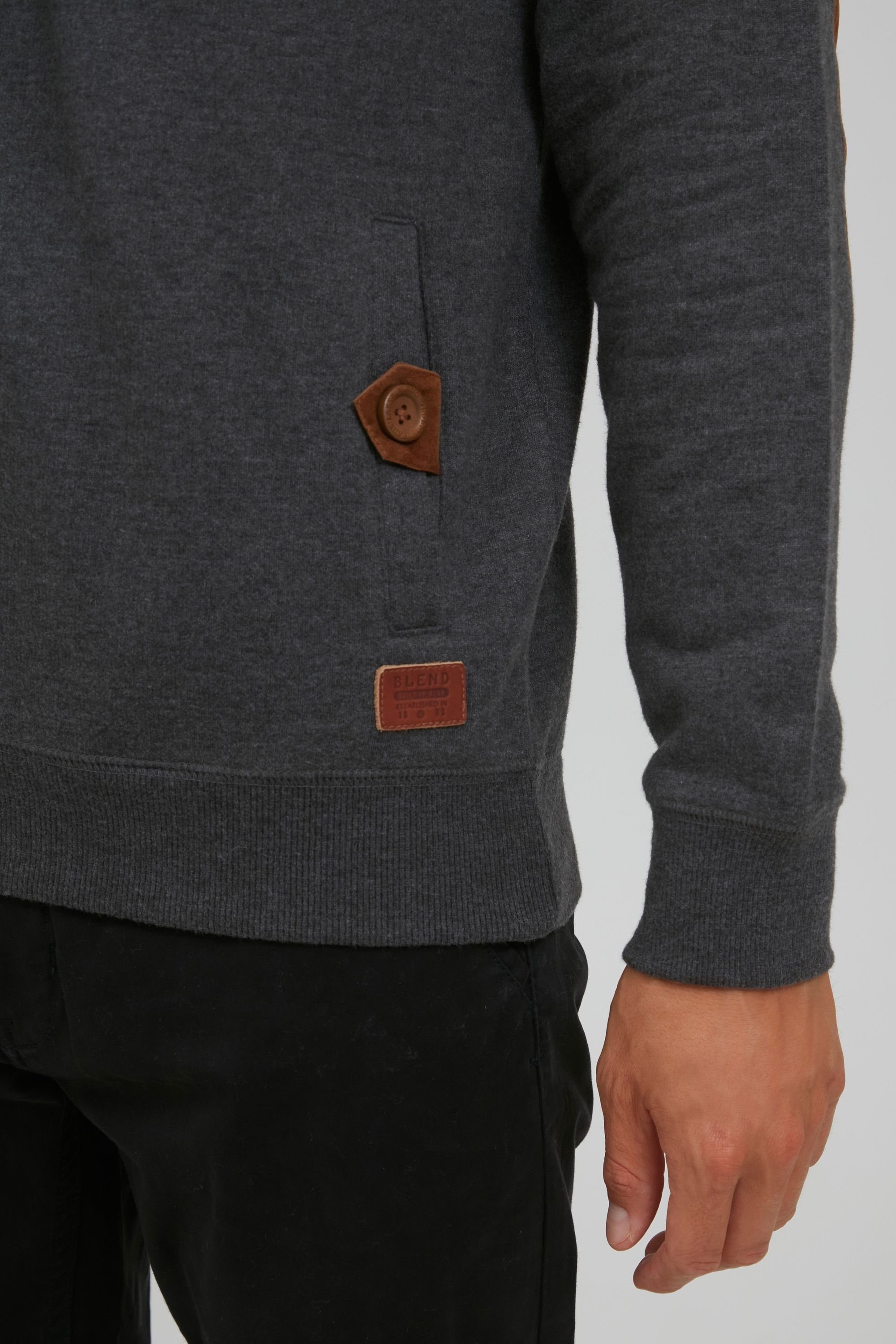 Blend Troyer BHAchilias Sweatshirt mit Stehkragen