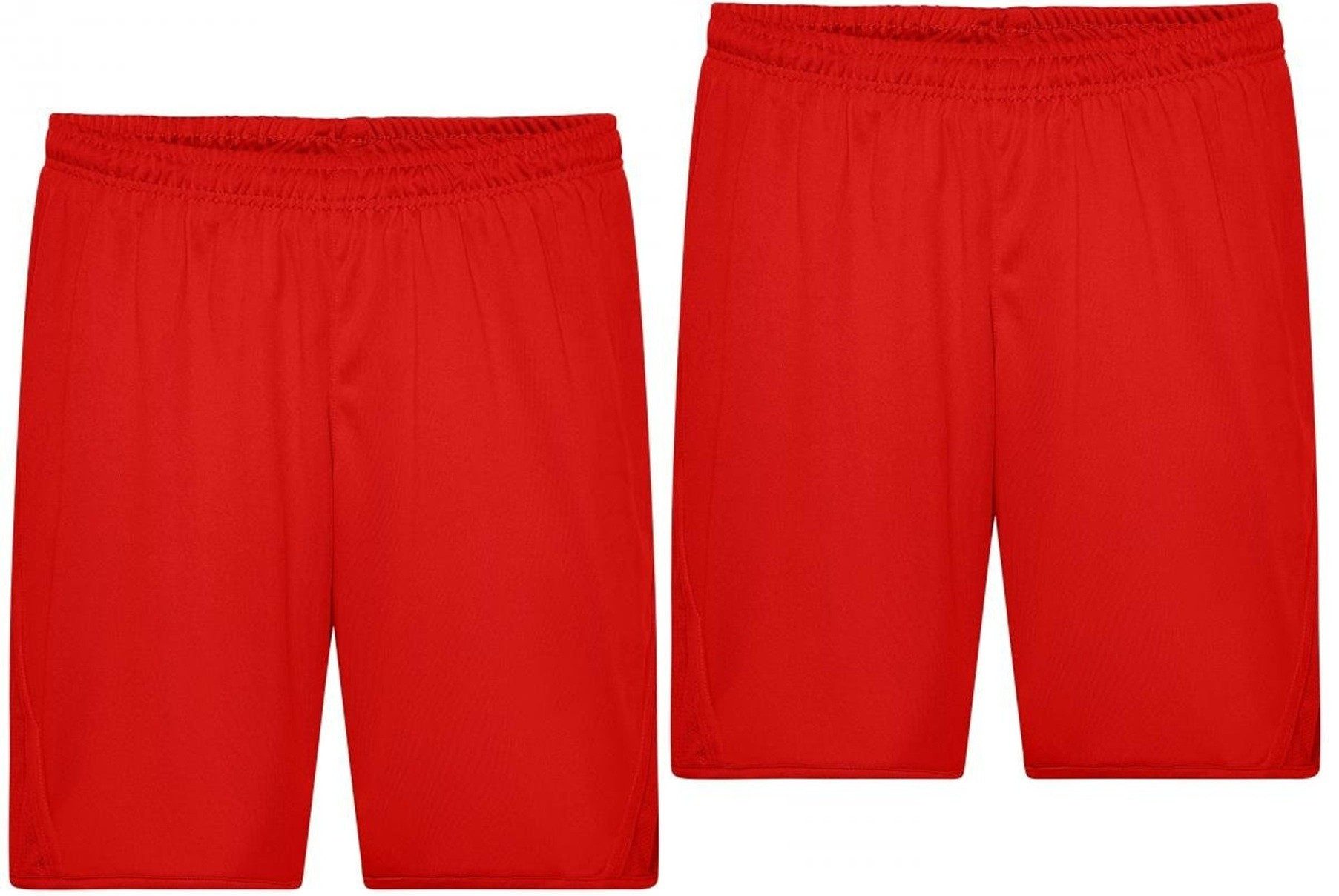 James & Nicholson Funktionsshorts Doppelpack Funktionelle Herren Teamshorts mit Innenslip JN381 (Doppelpack, 2er-Pack) Atmungsaktiv, feuchtigkeitsregulierend und schnell trocknend