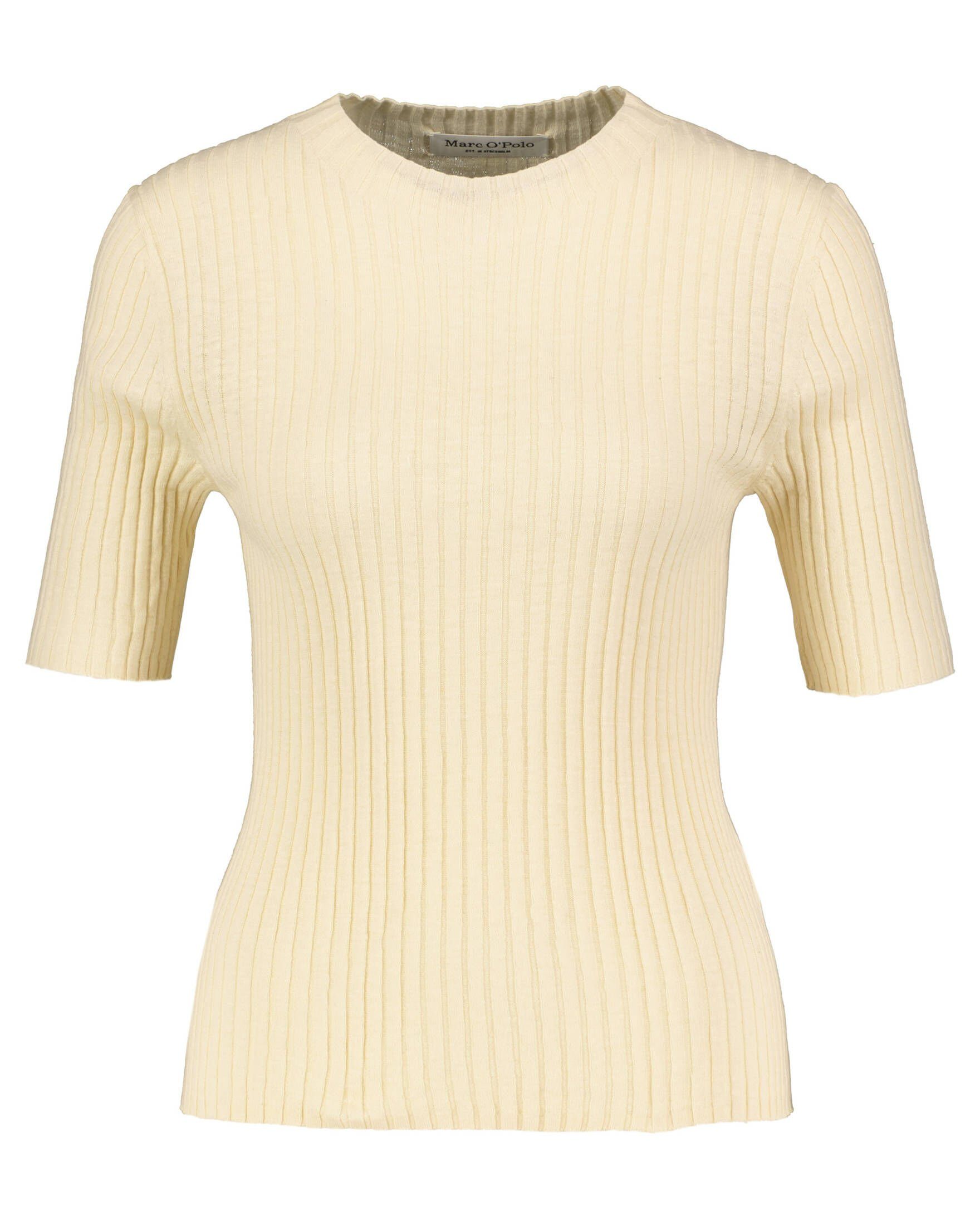 (21) Damen Marc Kurzarm Strickpullover sand Strickpullover (1-tlg) O'Polo