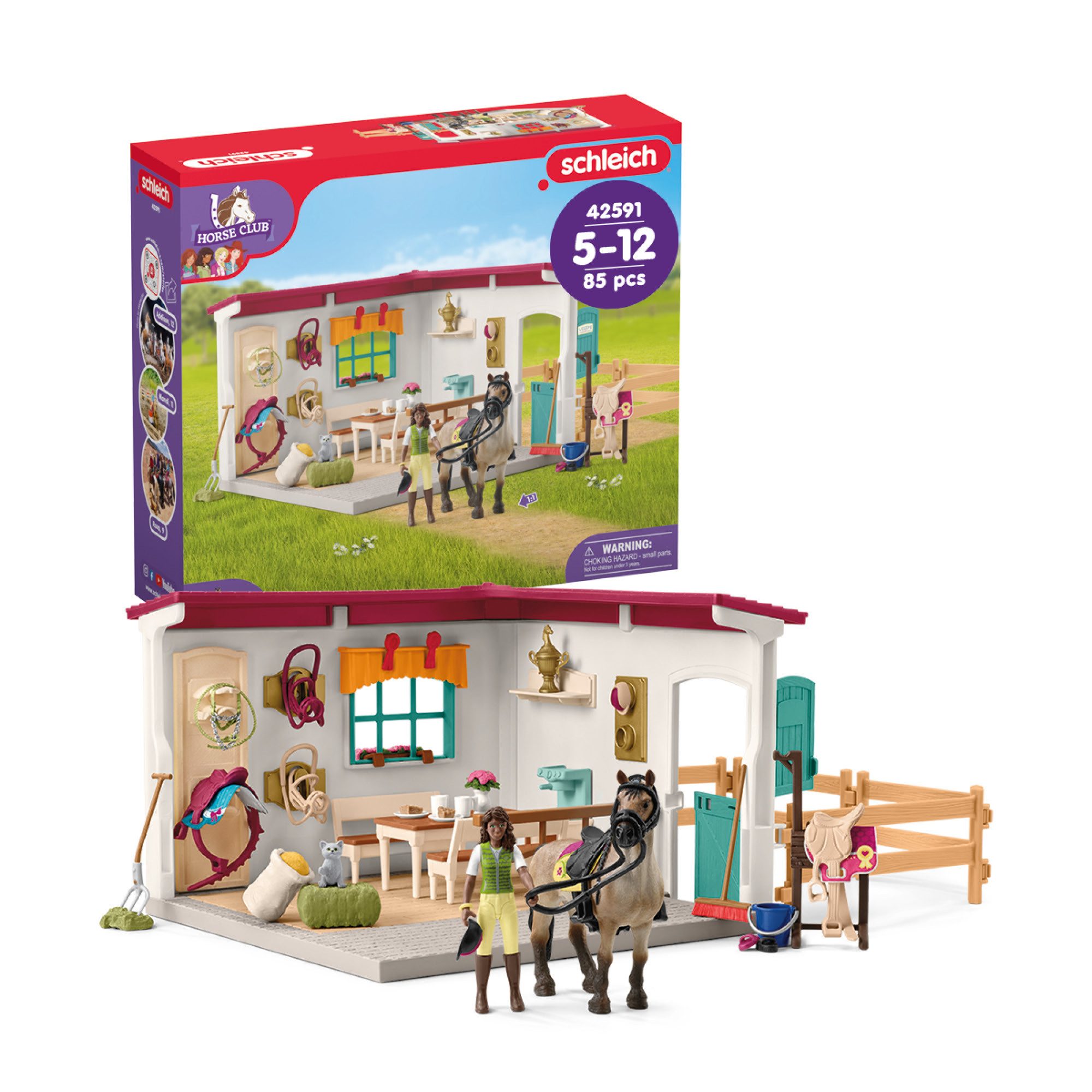 Schleich® Spielwelt HORSE CLUB, Sattelkammer (42591), Made in Germany
