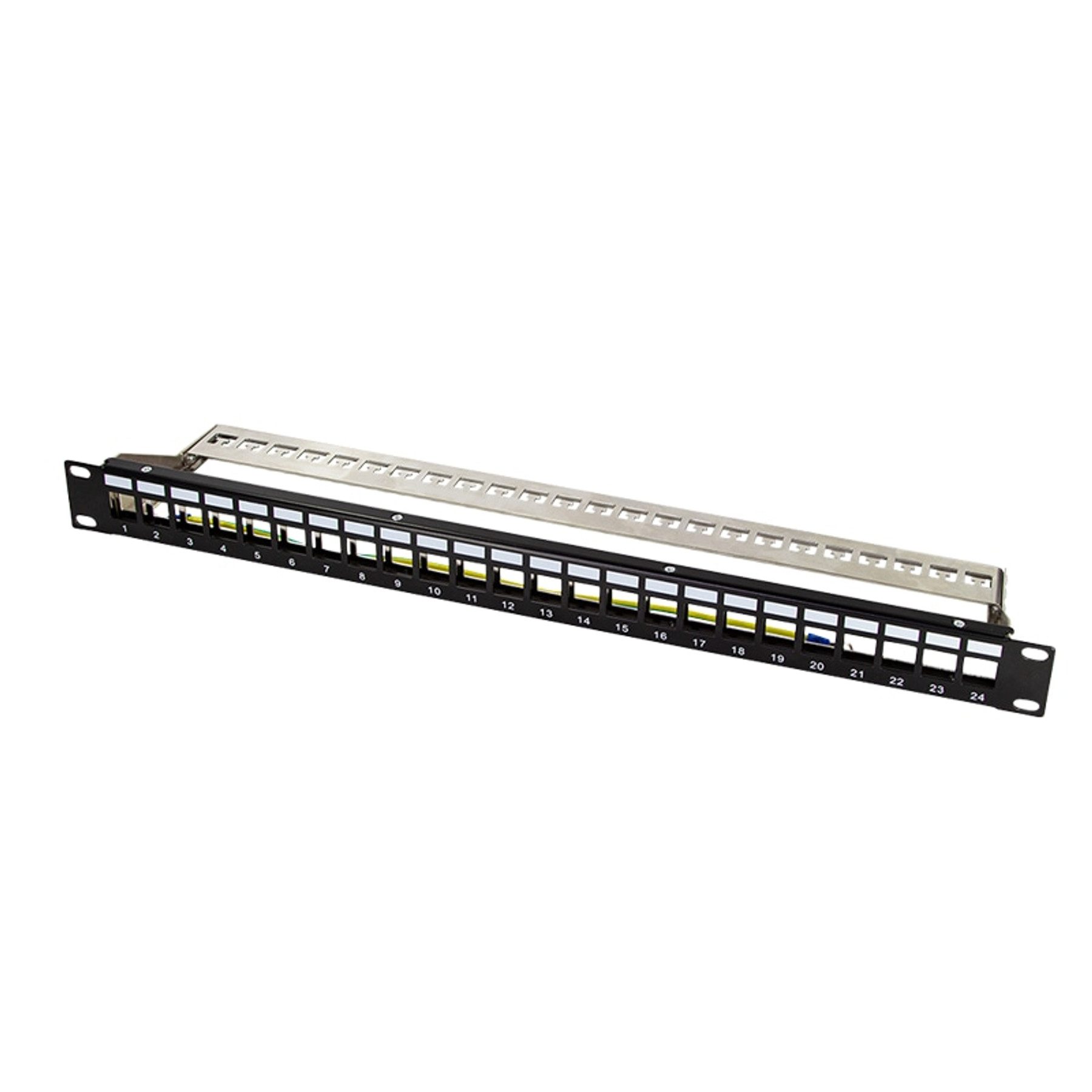LOGILINK Patchpanel NK4058, 19",24 Netzwerk-Patch-Panel