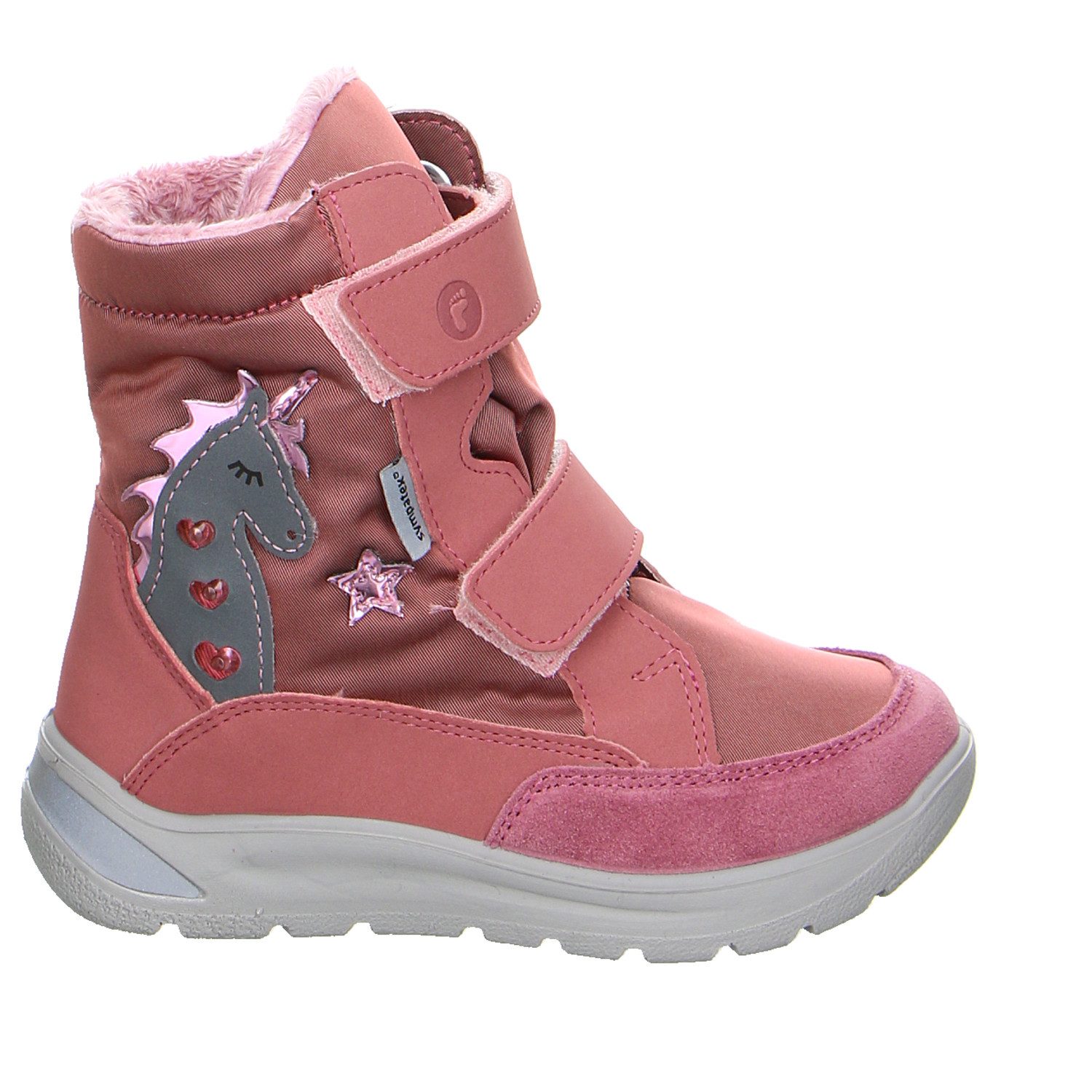Ricosta Ricosta Annika Velour Klettstiefel Winter Mädchen rot Winterstiefelette