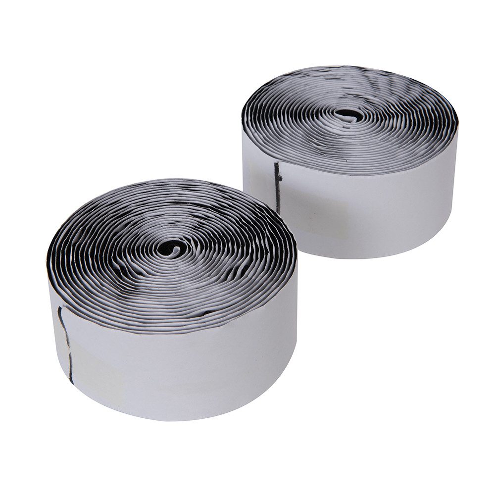 Doppelklebeband Klettbandrollen 50 mm x 5 m schwarz selbstklebend zuschneidbar Set