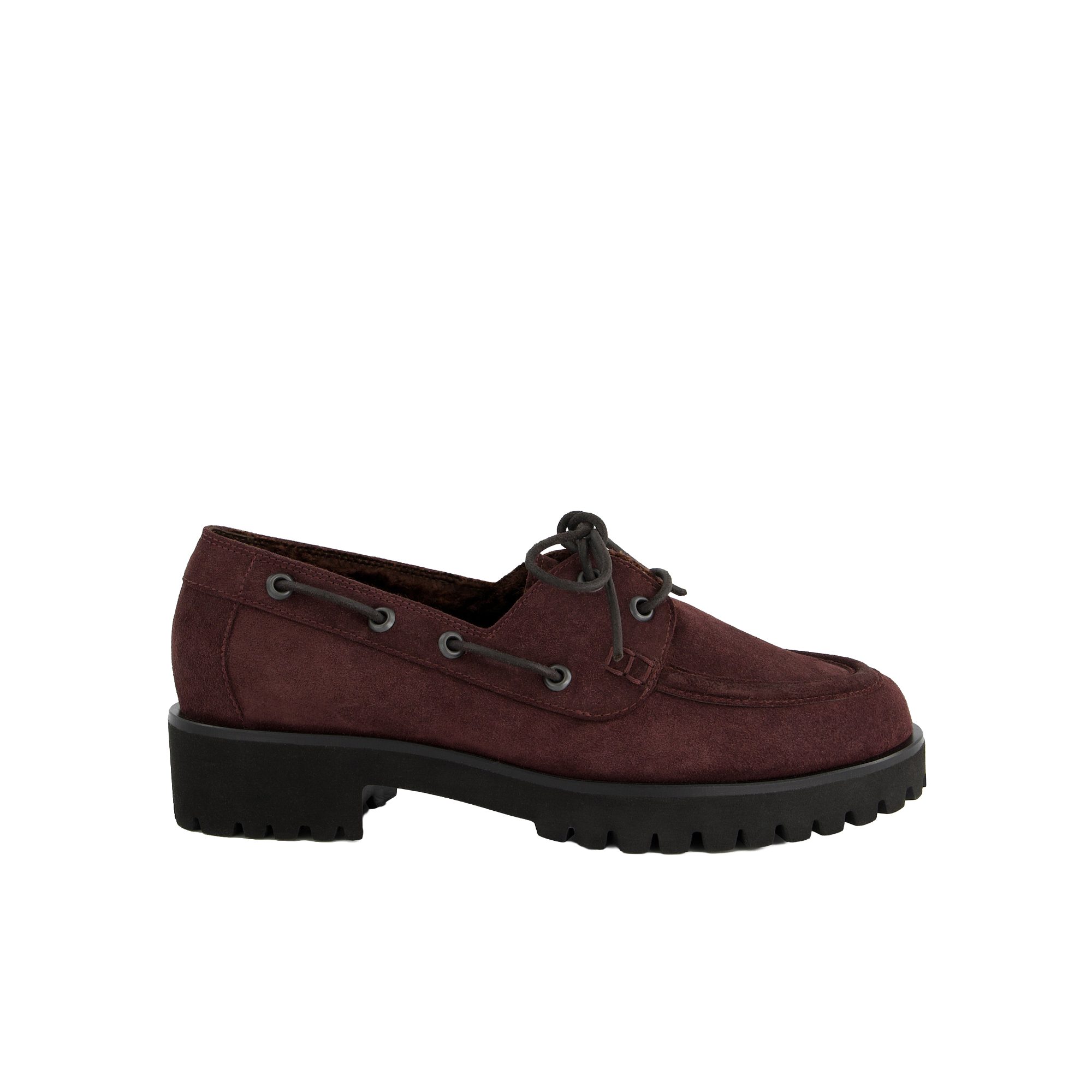 Paul Green Paul Green 1186-025, Warmfutter, Schnürschuhe, Rot (Bordeaux), Damen Schnürschuh