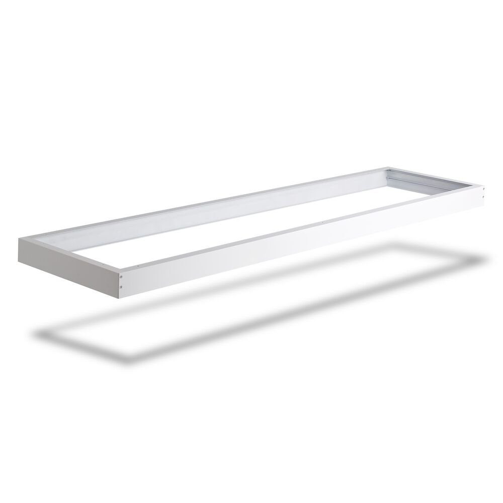 Lecom LED Panel 120 x 30 x 7 Rahmen Aufbaurahmen Aufputzmontage Aufbau Montagerahmen, Extra Hoch 7 cm für alle LED 120x30 LED Backlight Paneele