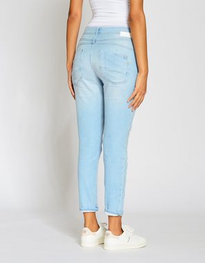 GANG Relax-fit-Jeans 94AMELIE CROPPED aus weichem Sweat Denim