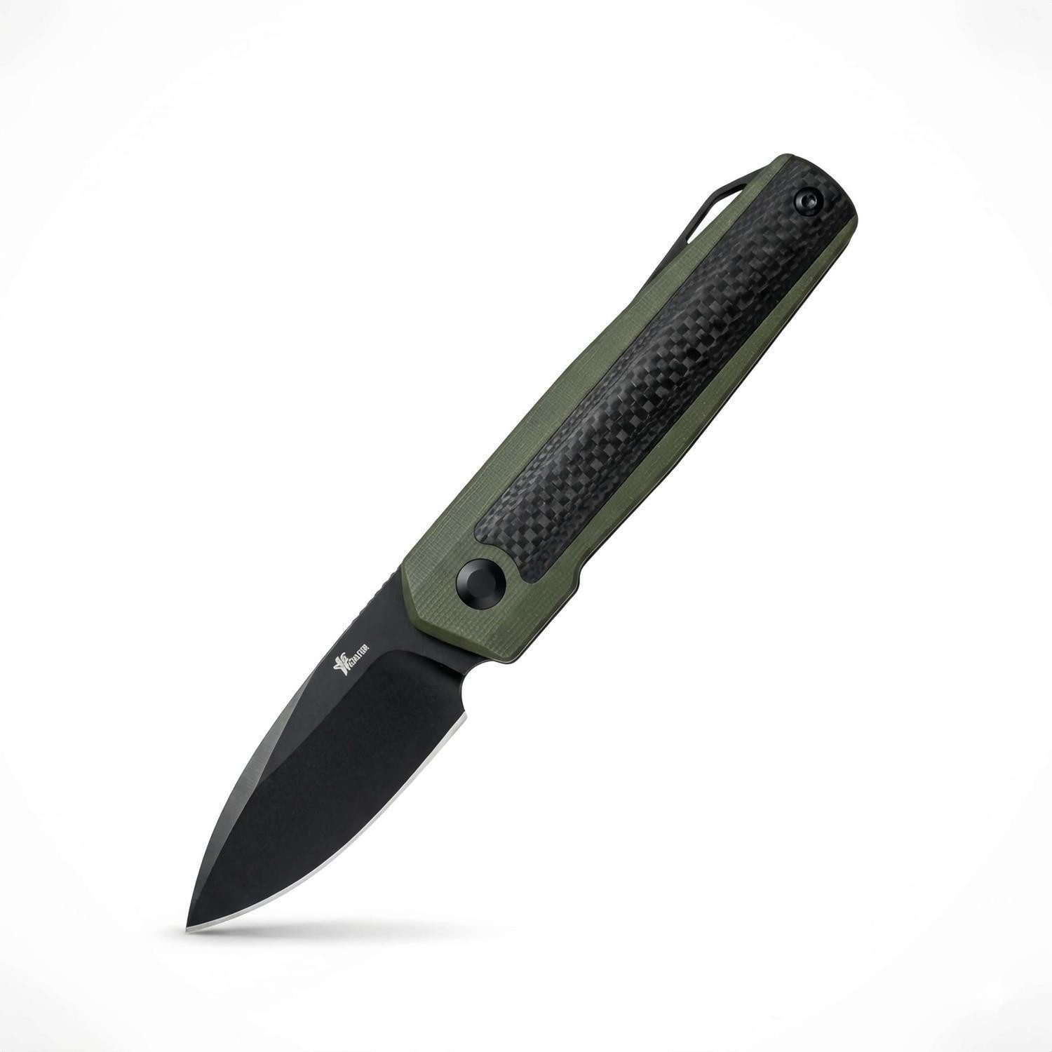 LuxusKollektion Taschenmesser EDC Klappmesser D2 Stahl Limitierte Edition Schwarz, (1 St)