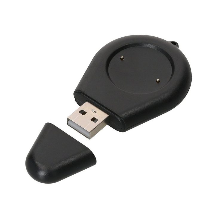 kwmobile Ladegerät für Huami GTS 4 / GTS 3 / GTR 3 / T-Rex 2 Smartwatch USB-Ladegerät (Ersatz Charger USB 2.0 magnetische Ladestation - kabellos tragbar)