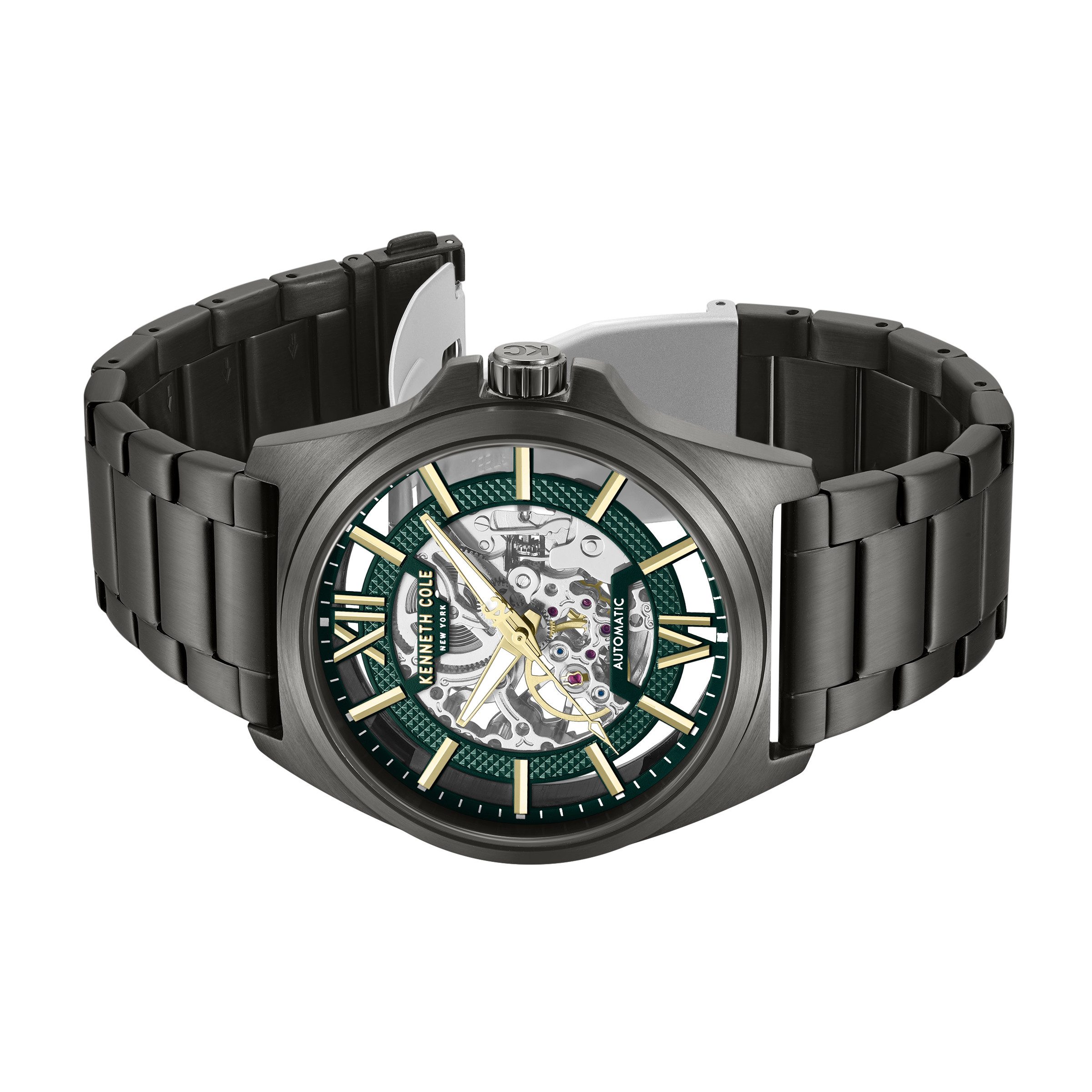 Kenneth Cole Automatikuhr Automatikuhr Herrenuhr 44 mm Automatik Herren