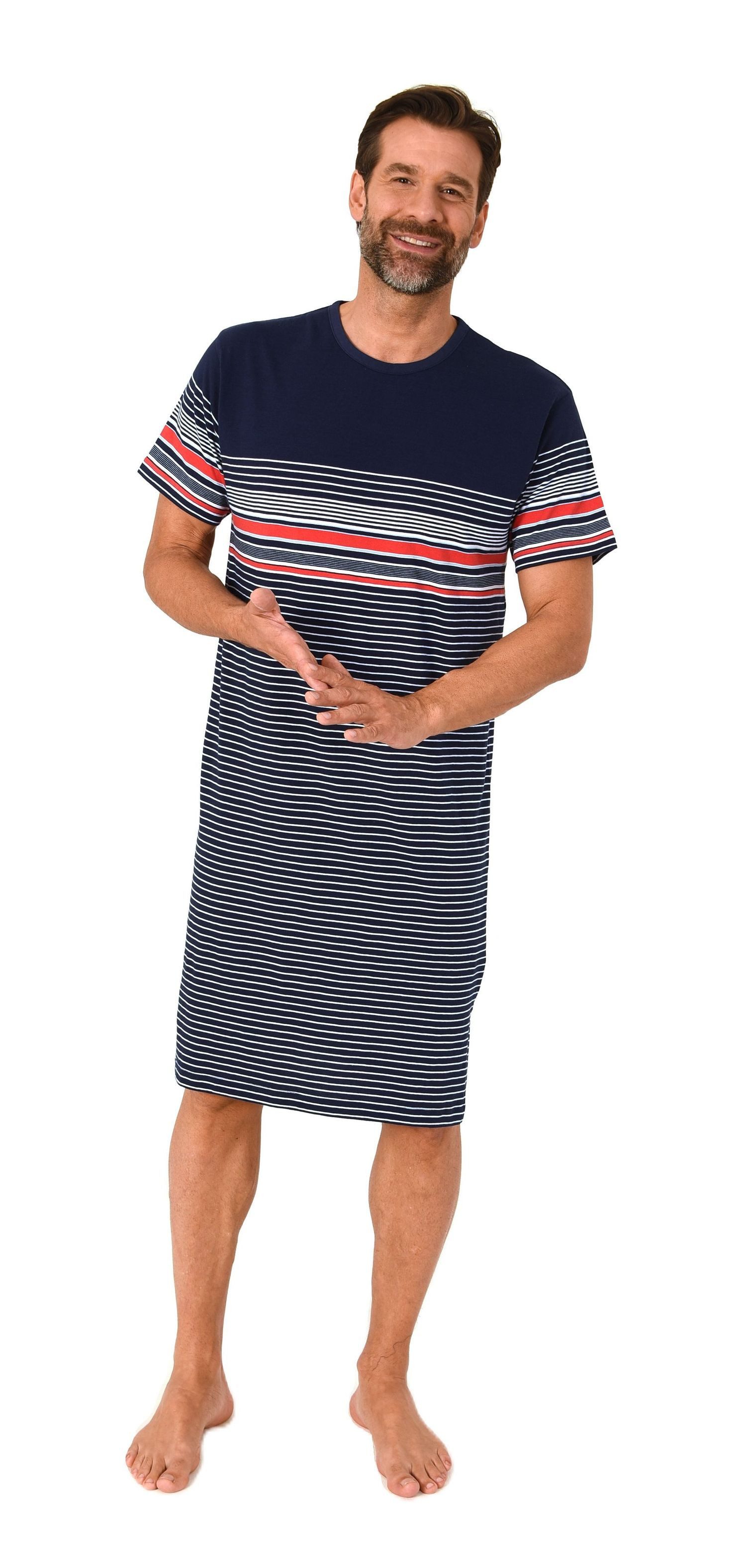 Normann Pyjama Normann Herren kurzarm Nachthemd günstig online kaufen