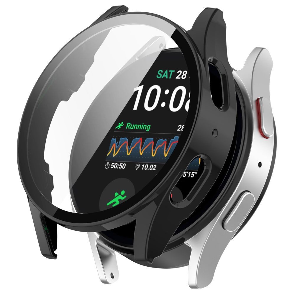 TECH PROTECT Smartwatch-Hülle Schutzhülle Displayschutz Rundumschutz 44 mm, Integriertes gehärtetes Glas, Rundumschutz