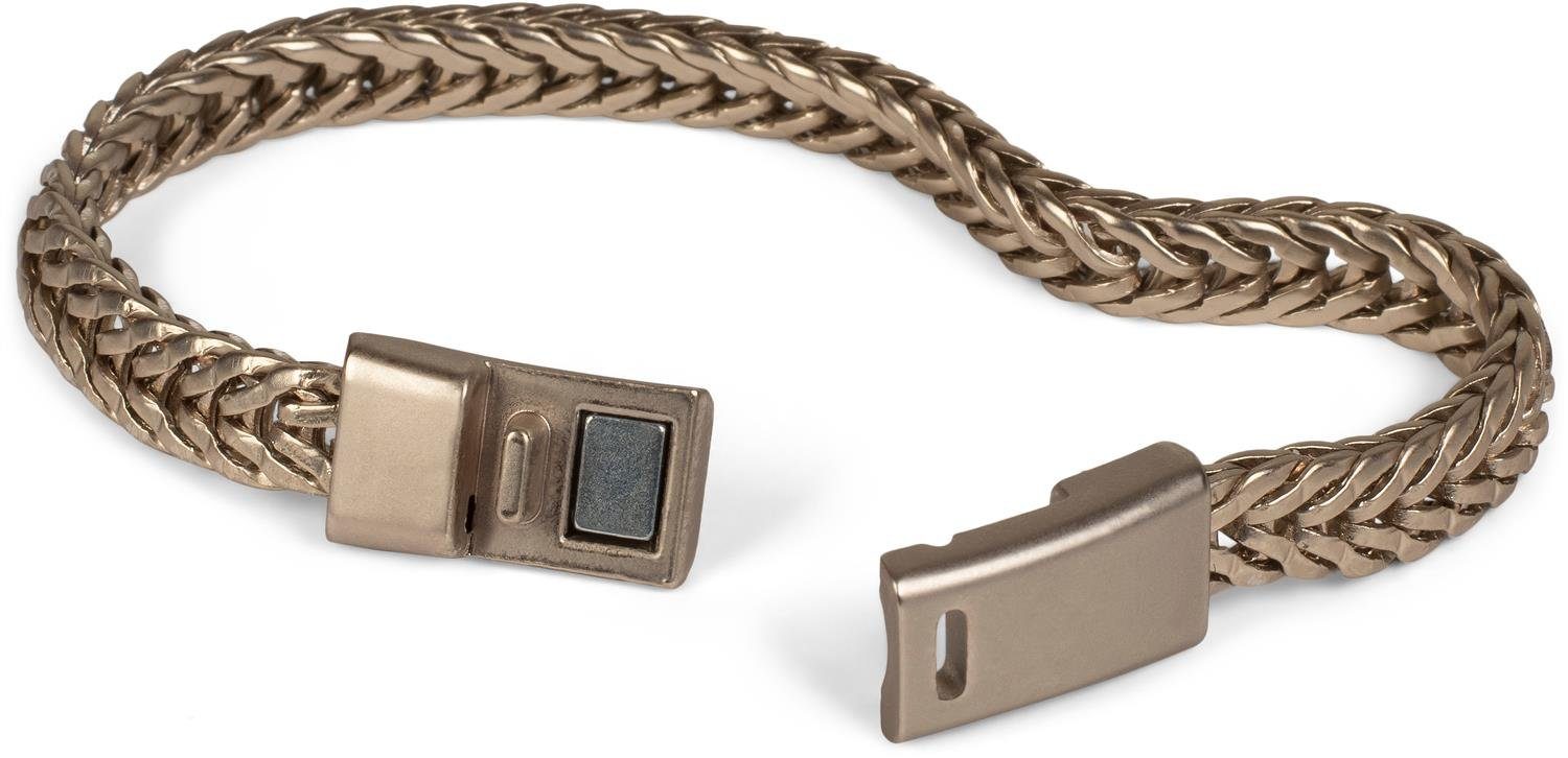 styleBREAKER Armkette Armband Zopfkette mit Magnetverschluss (1-tlg)