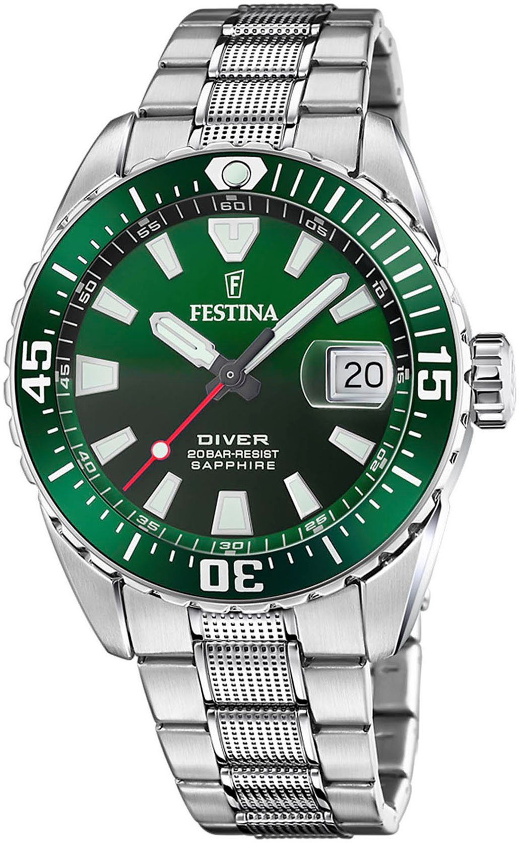 Festina Taucheruhr The Originals/Diver F20669/2, Armbanduhr,Quarzuhr,Herren günstig online kaufen