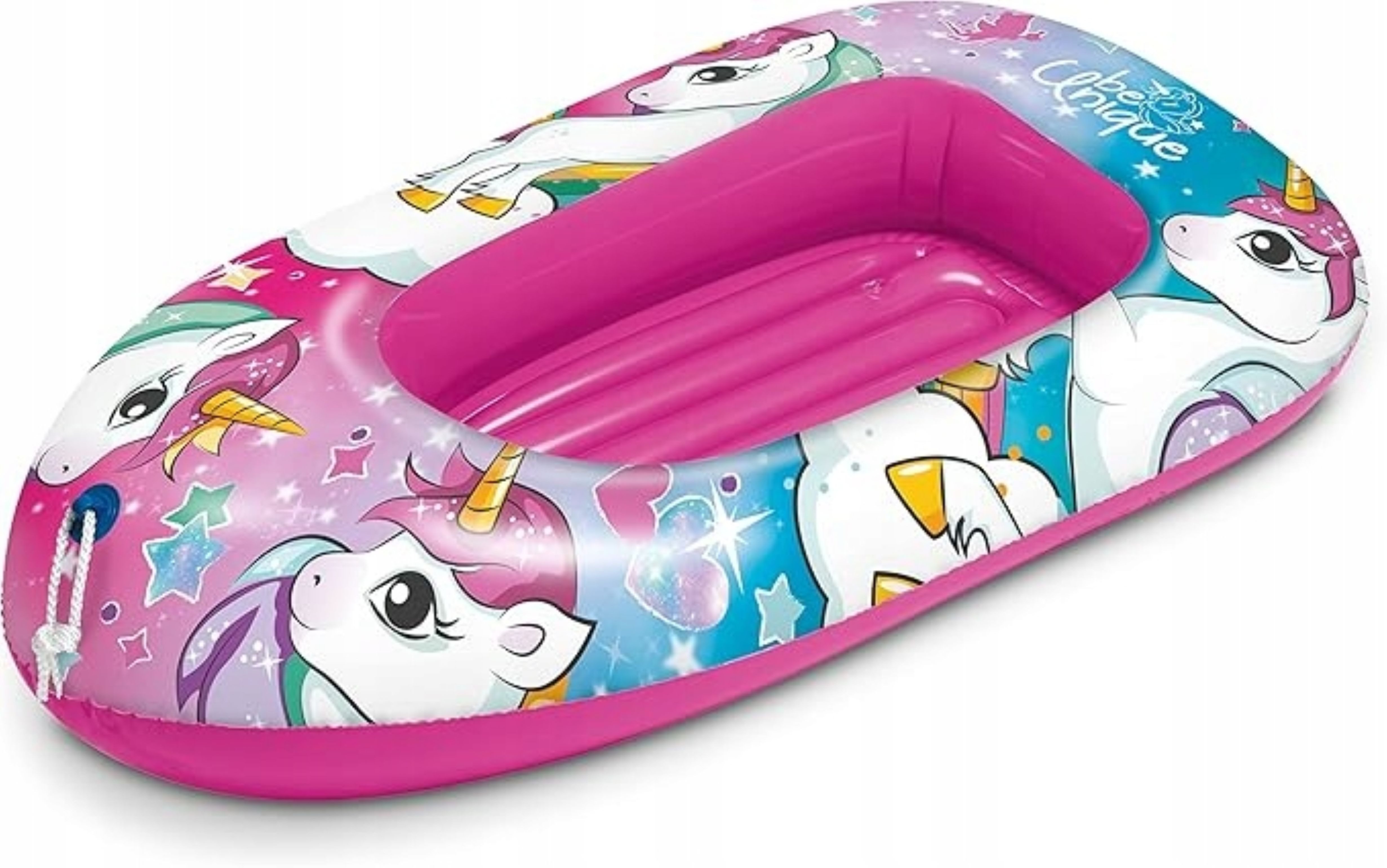 Mondo Kinderspielboot MONDO Kinder Schlauchboot Einhorn 112 cm Aufblasbares Boot (1-tlg)