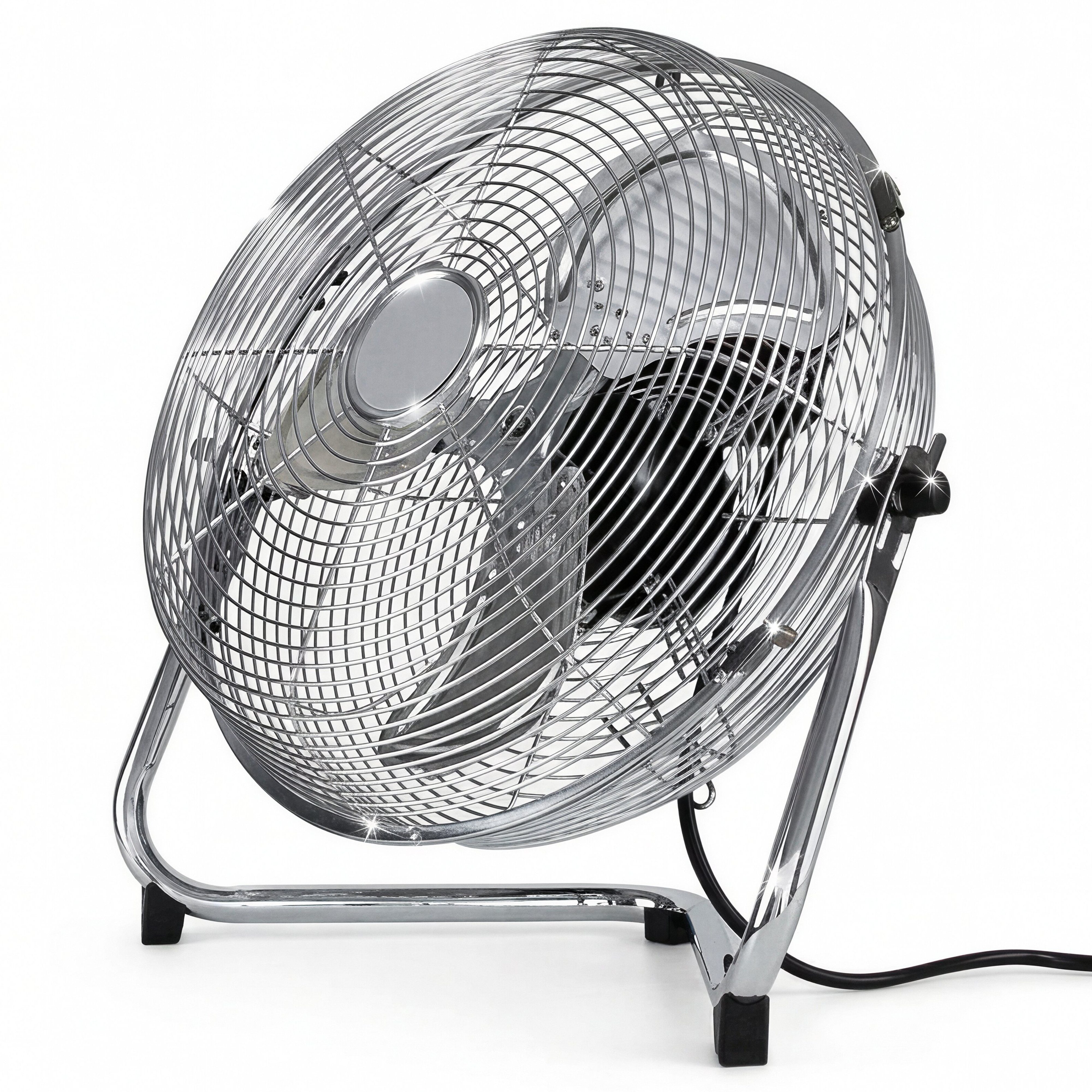 Grafner Bodenventilator Ventilator Bodenventilator 46 cm rutschfester Standfuß, Produktabmessung: 54 x 20 x 53,5 cm