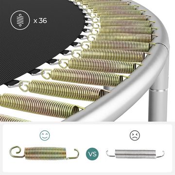 SONGMICS Gartentrampolin Ø 183cm, bis 100 kg belastbar