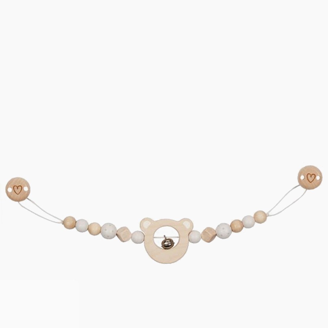 goki Kinderwagenkette Kinderwagenkette Bärenkopf mit Clips (packung, 1-tlg., set)