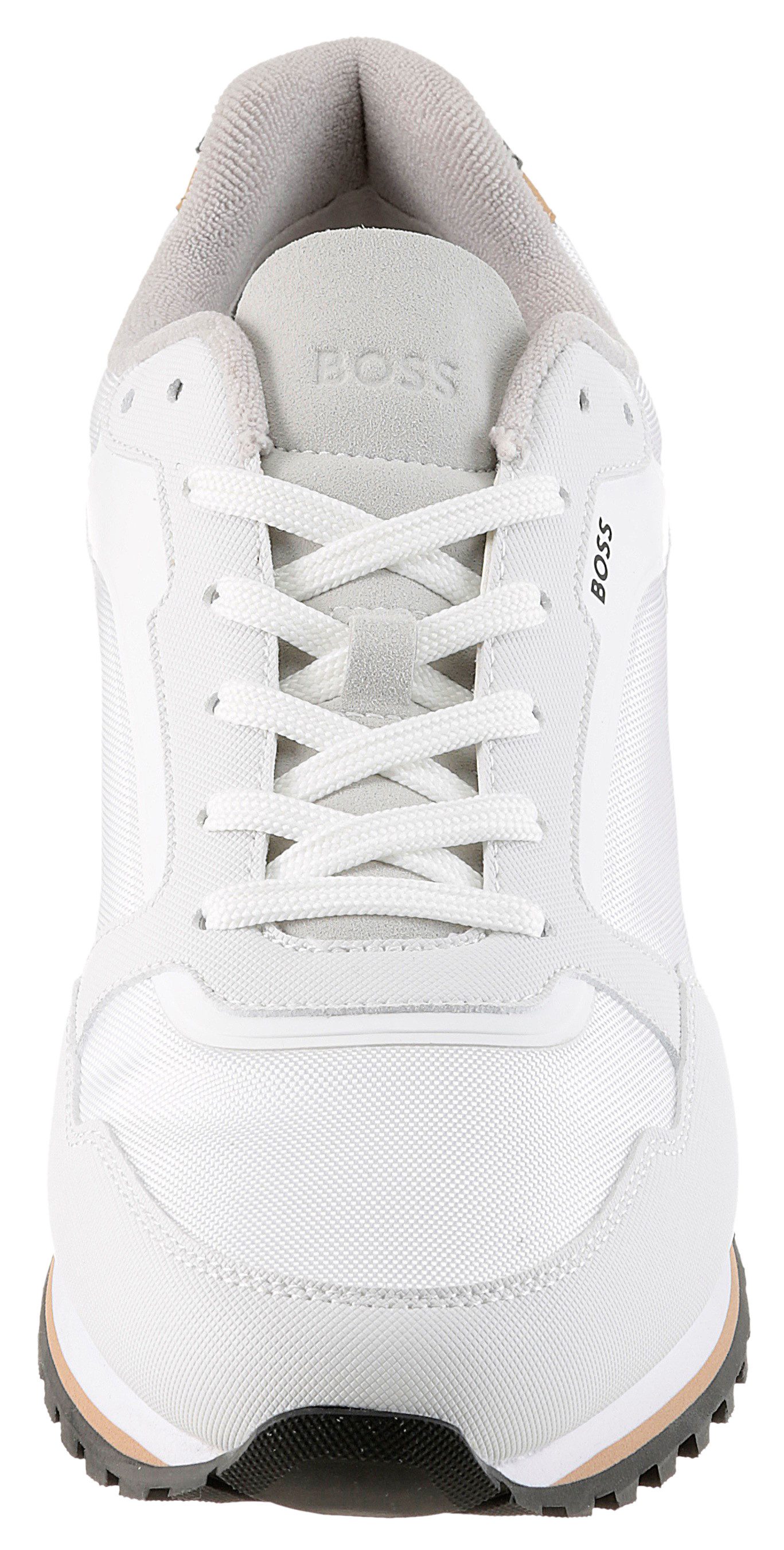 BOSS Parkour-L_Runn Sneaker Freizeitschuh, Schnürschuh, Halbschuh mit Kontrastdetails an der Ferse